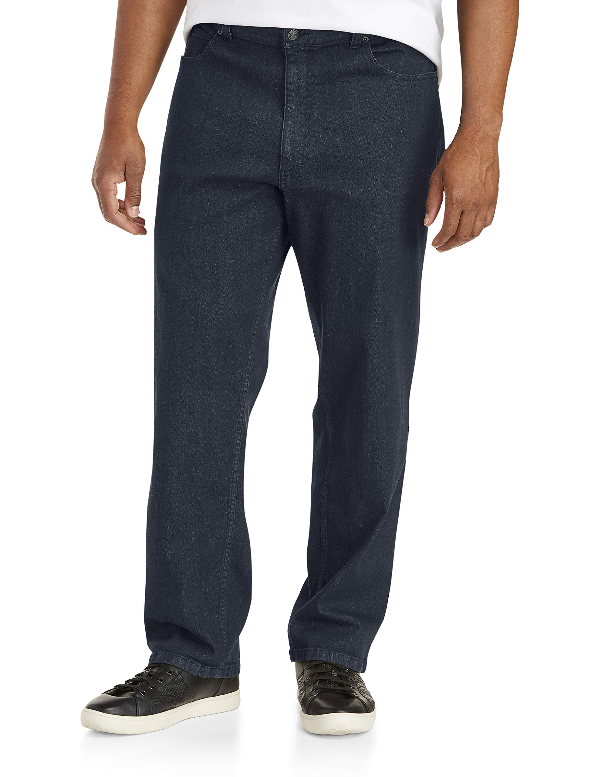Harbor Bay by DXL Big and Tall Rugged Loose-Fit Jeans