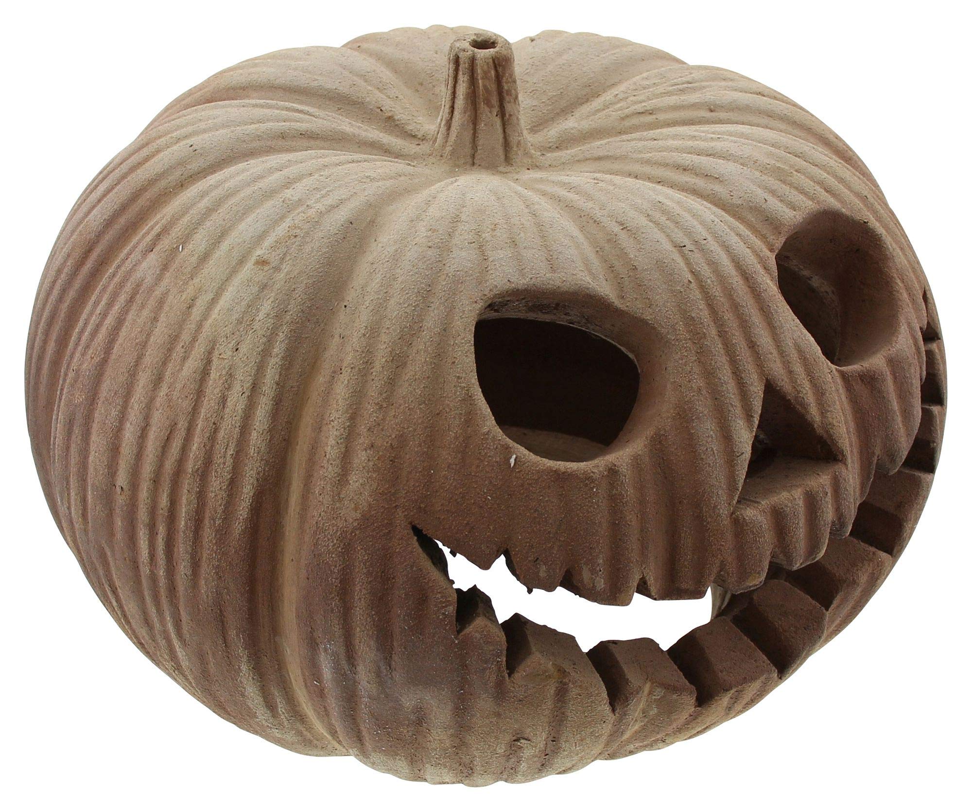 FRANK FLECHTWAREN Großes Kürbis-Windlicht Halloween