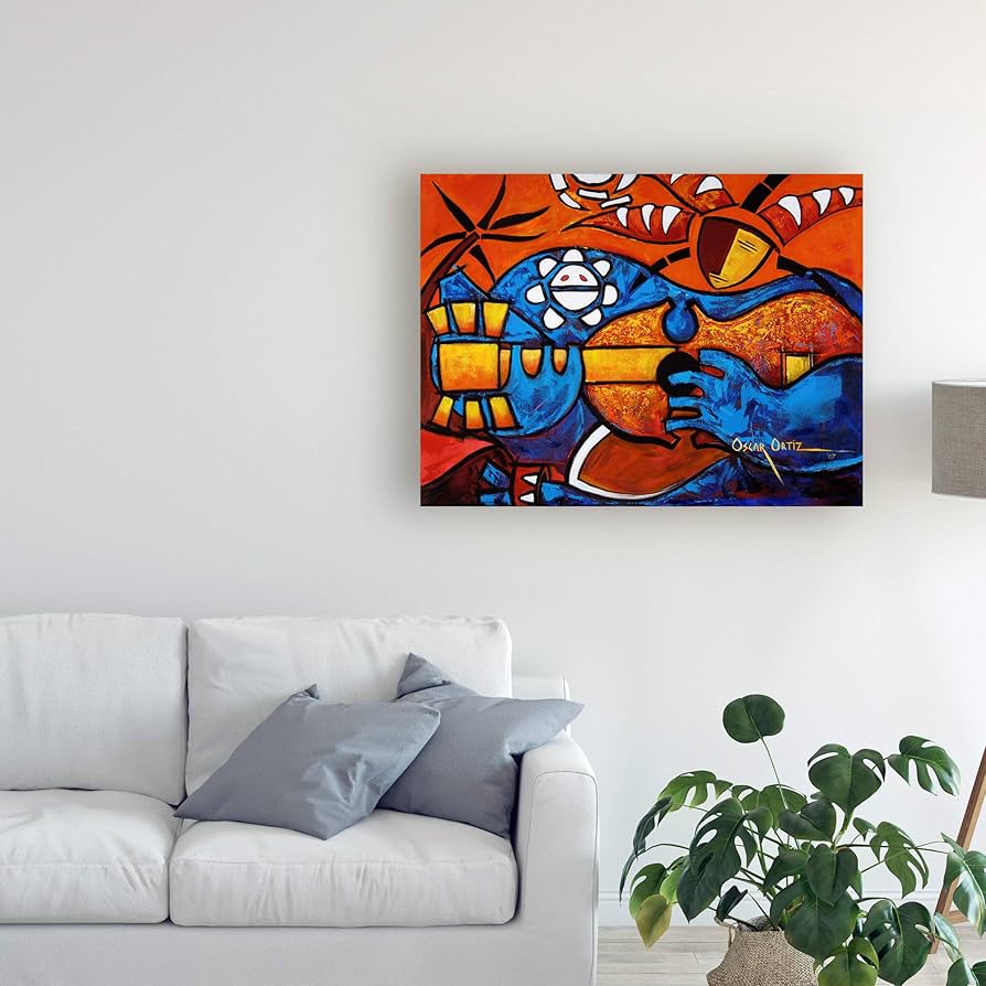 Amazon.com: Trademark Fine Art, 14x19 The Abstract Musician