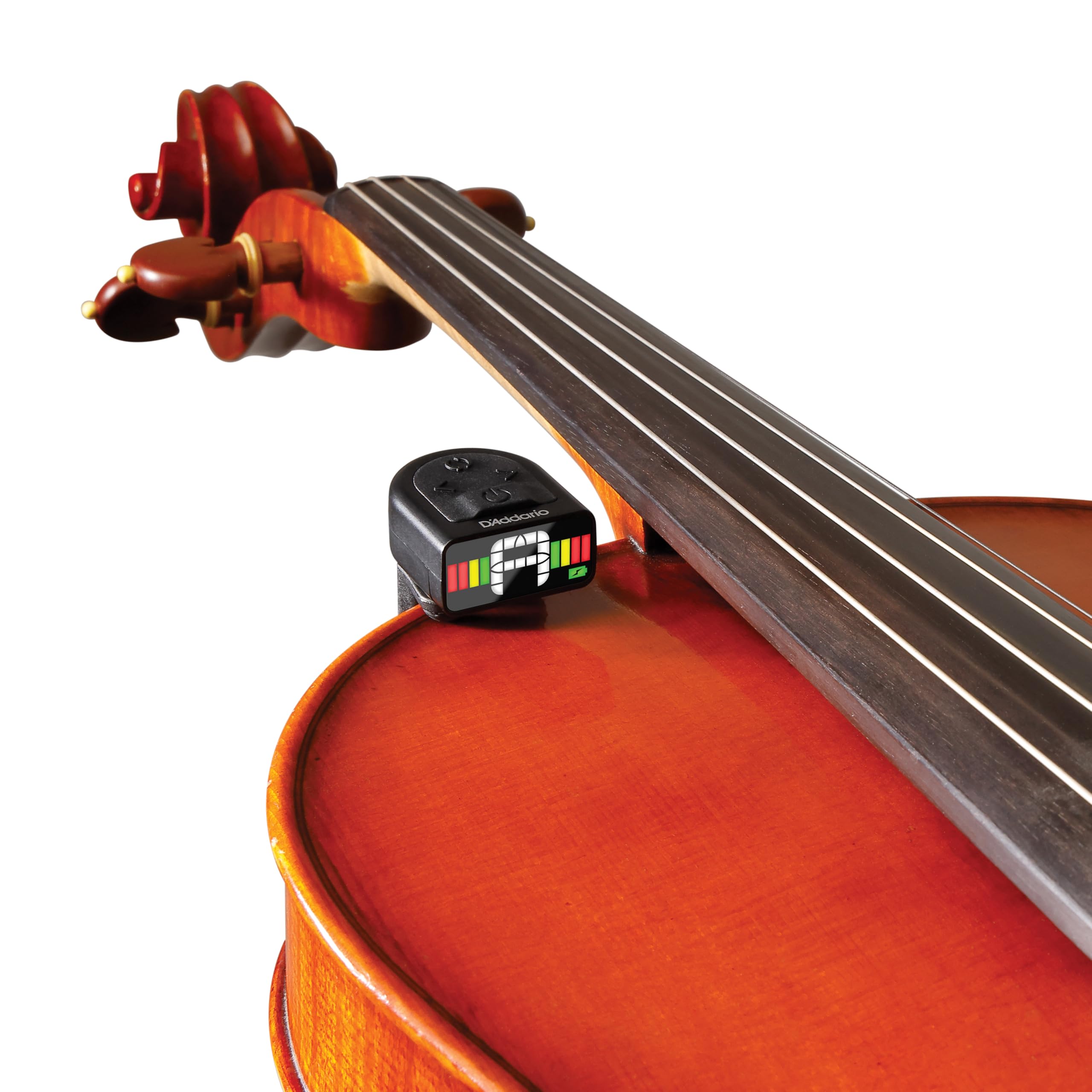 D'Addario Micro Rechargeable Viola Tuner - Clip On Tuner for Violas - Full Color Display - Quick & Accurate Tuning - Image 4