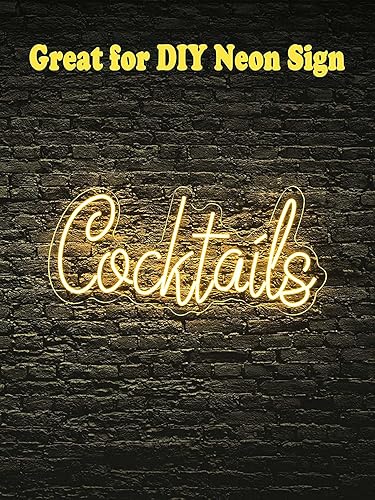 Miniatura 5 de GUPUP Luces de neón (blancas), tira de luces LED de 16.4 pies, 24 V, 600 LED, flexible, impermeable, luces LED para dormitorio, sala de juegos,