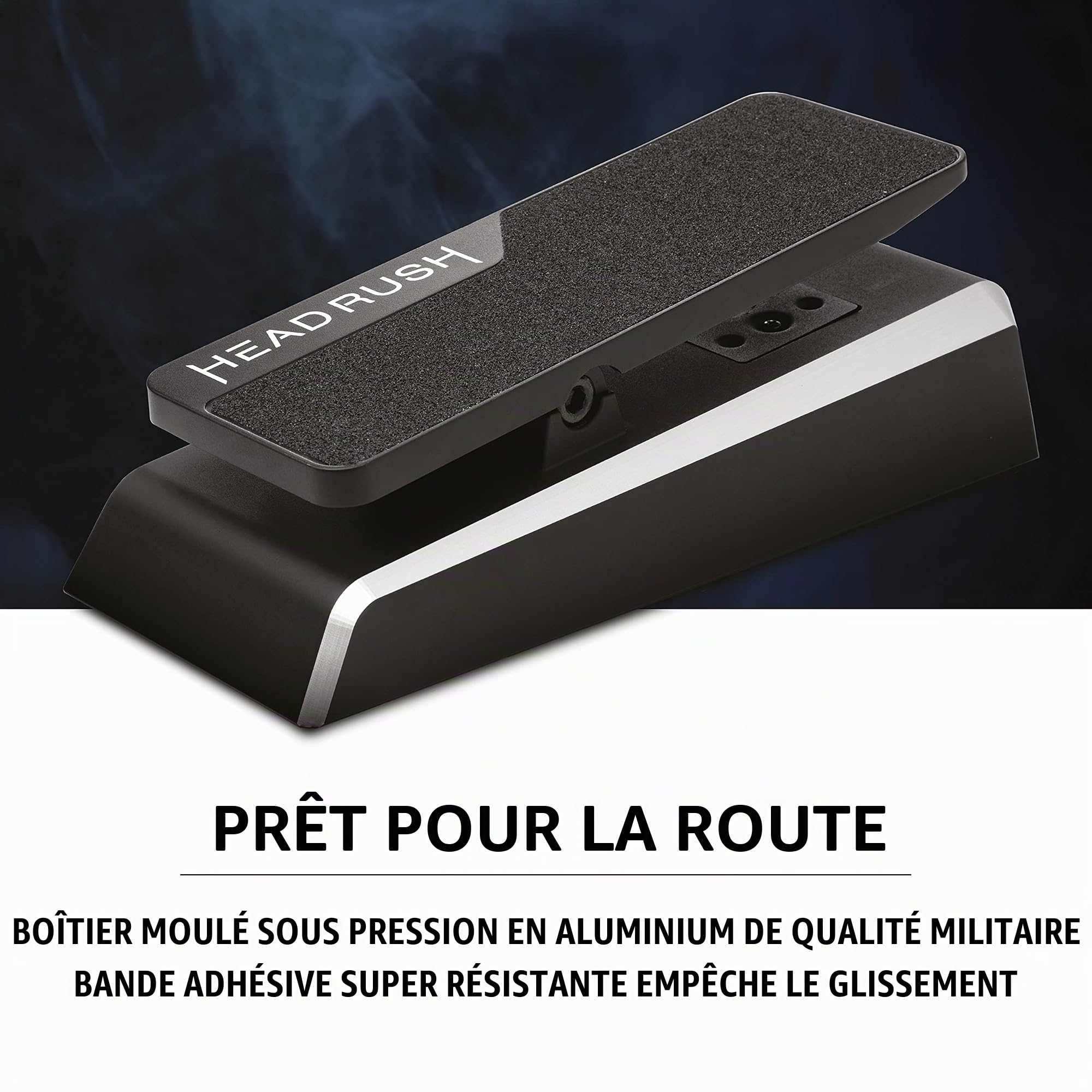 HeadRush Expression Pedal – Pédale d’Expression pour Gigboard, Pedalboard et Looperboard avec Interrupteur Momentané