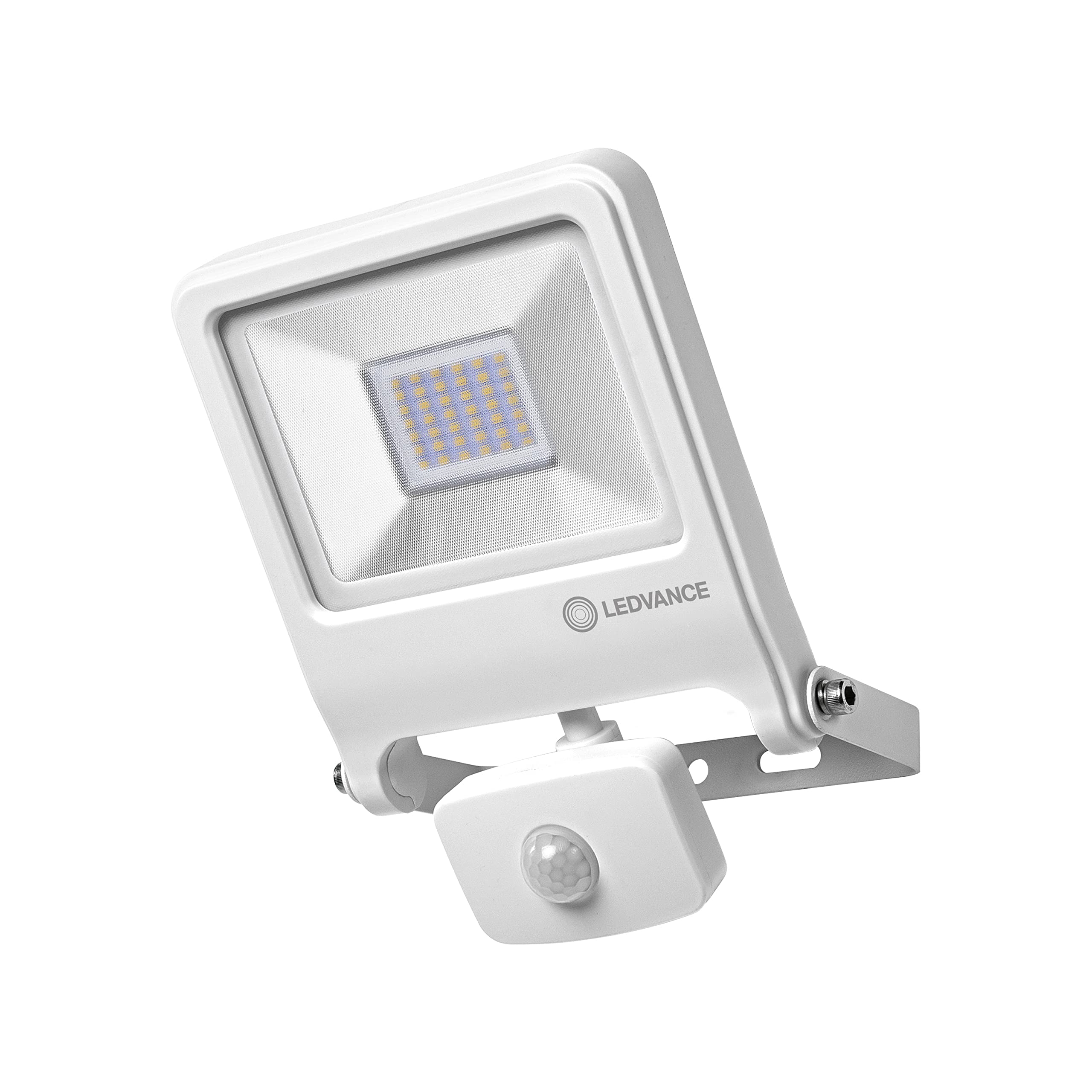 Ledvance Proiettore Da Esterno Con Sensore Luce Calda 3000 K, Bianco Caldo, 30 Watt