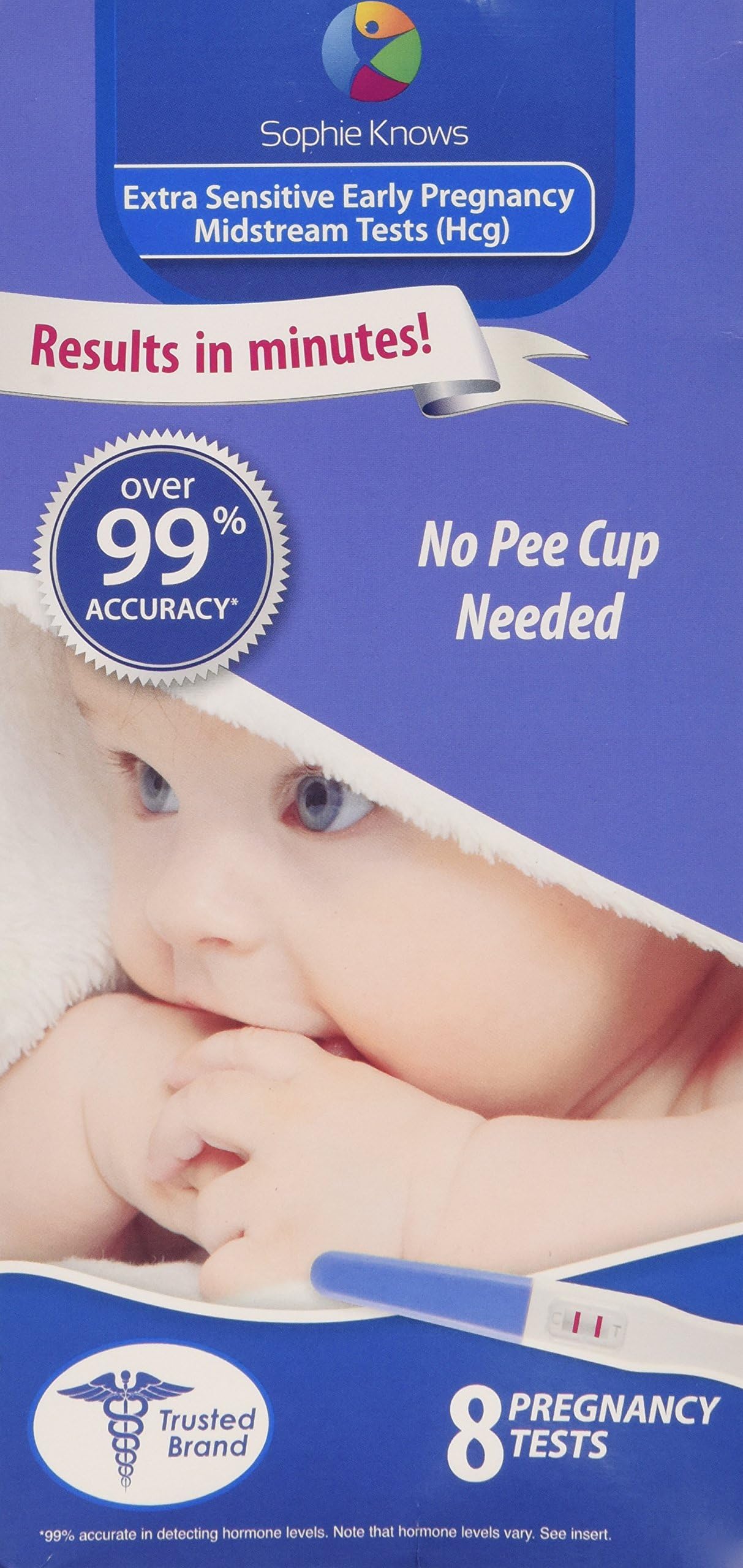 Remarkably Accurate Extra Sensitive Early Pregnancy Test (Hcg) - by Sophie Knows - Bonus Pregnancy Test Included