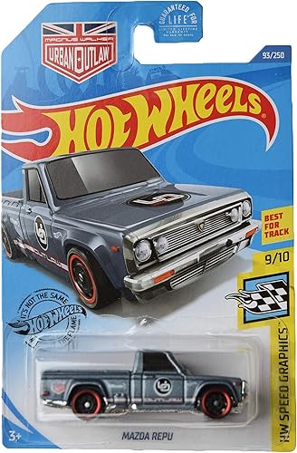 Hot Wheels Velocidad Grahpics 910 Mazda Repu 93250, Pizarra