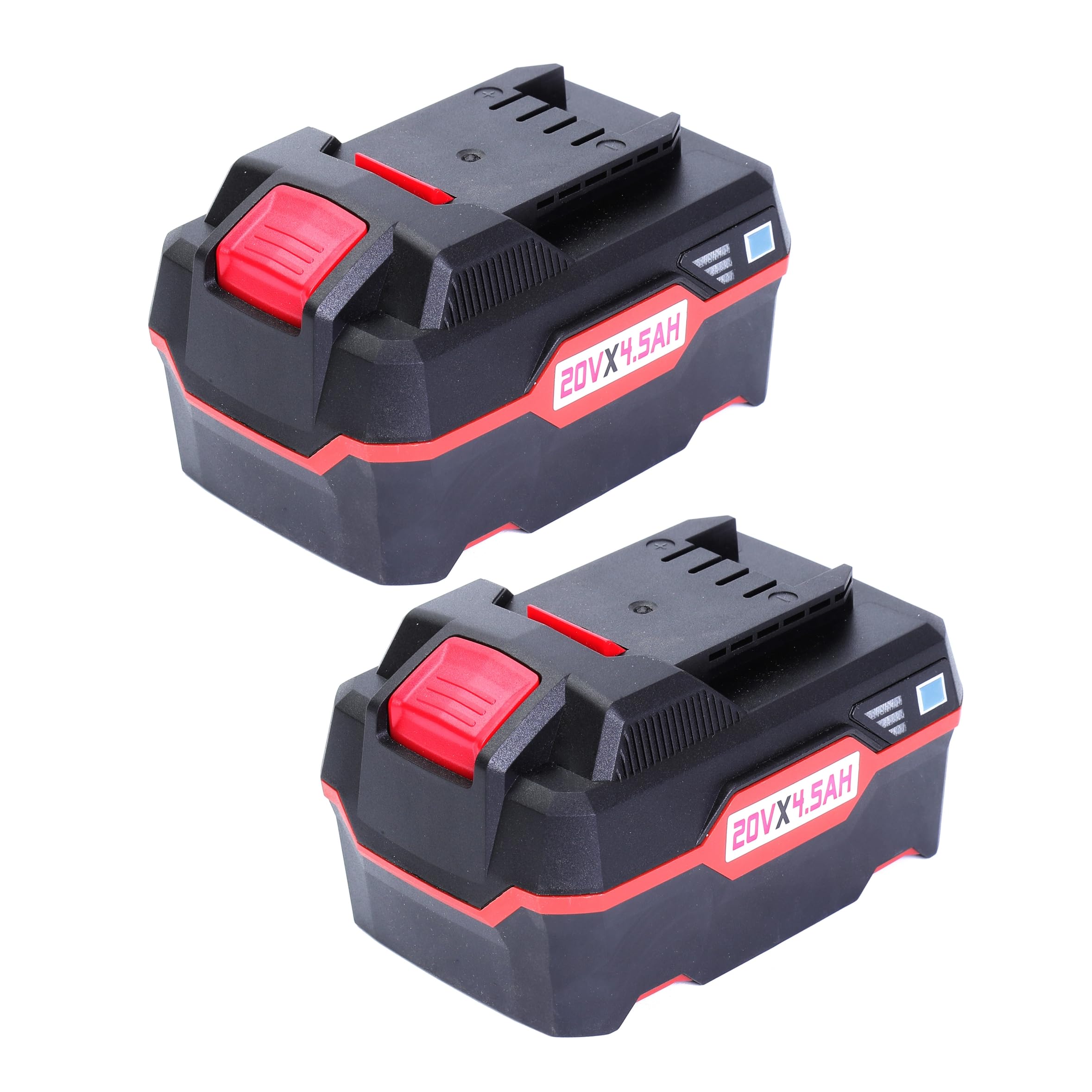 Pack de 2 Batteries Li-ION de Remplacement 20V 4.5Ah compatibles avec Parkside 20V Outils sans Fil
