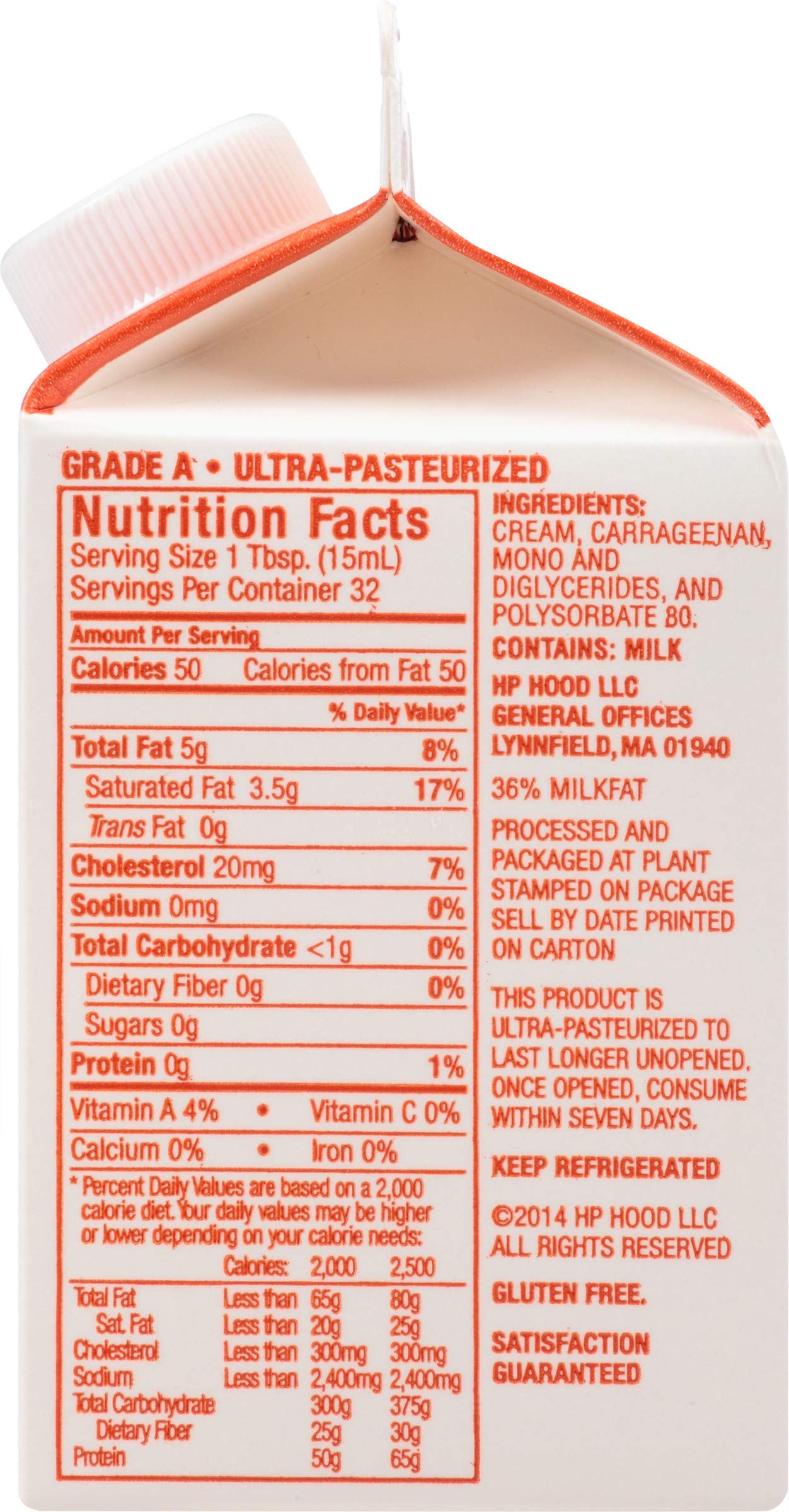 Hood Heavy Cream Ultra-Pasteurized 16 Fl Oz — view 12