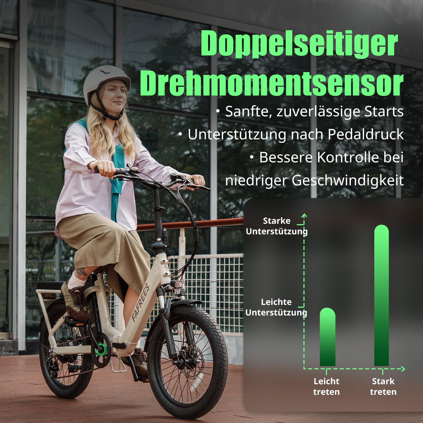 Fafrees F20 Flex Elektrofahrrad E-Bike Klapprad 20 Zoll, Ebike Herren Damen 250W 25km/h, 36V 20Ah/25Ah Akku, Pedelec Drehmomentsensor, Reichweite 100-200km
