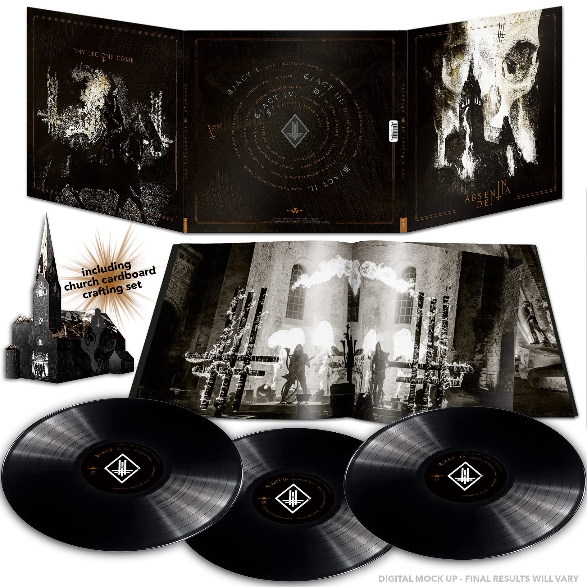 Behemoth - In Absentia Dei. Limited Vinyl 2x12"" LP Album NEW & SEALED*
