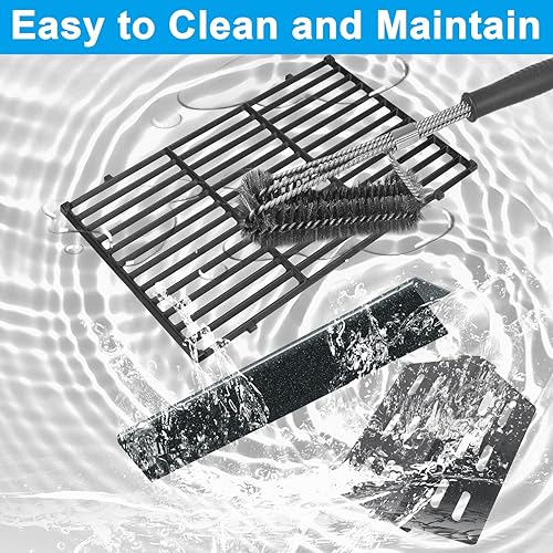 Vista 18 de LS'BABQ Rejilla de cocción de acero inoxidable para Weber Spirit serie 300, Genesis Silver B/C, Gold B/C, Genesis 1000-3500, Genesis Platinum B & C