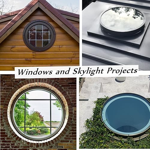 Miniatura 3 de Hojas redondas de plexiglás acrílico de 14 pulgadas de grosor de 14 pulgadas de diámetro, círculos de plexiglás transparentes para mesa, letreros,