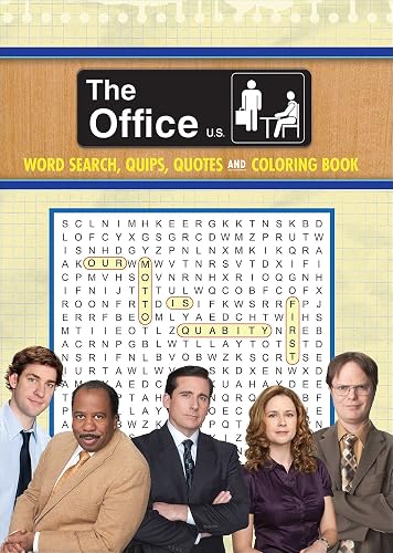 The Office Word Search, Quips, Quotes &amp; Coloring Book (Coloring Book &amp; Word Search)