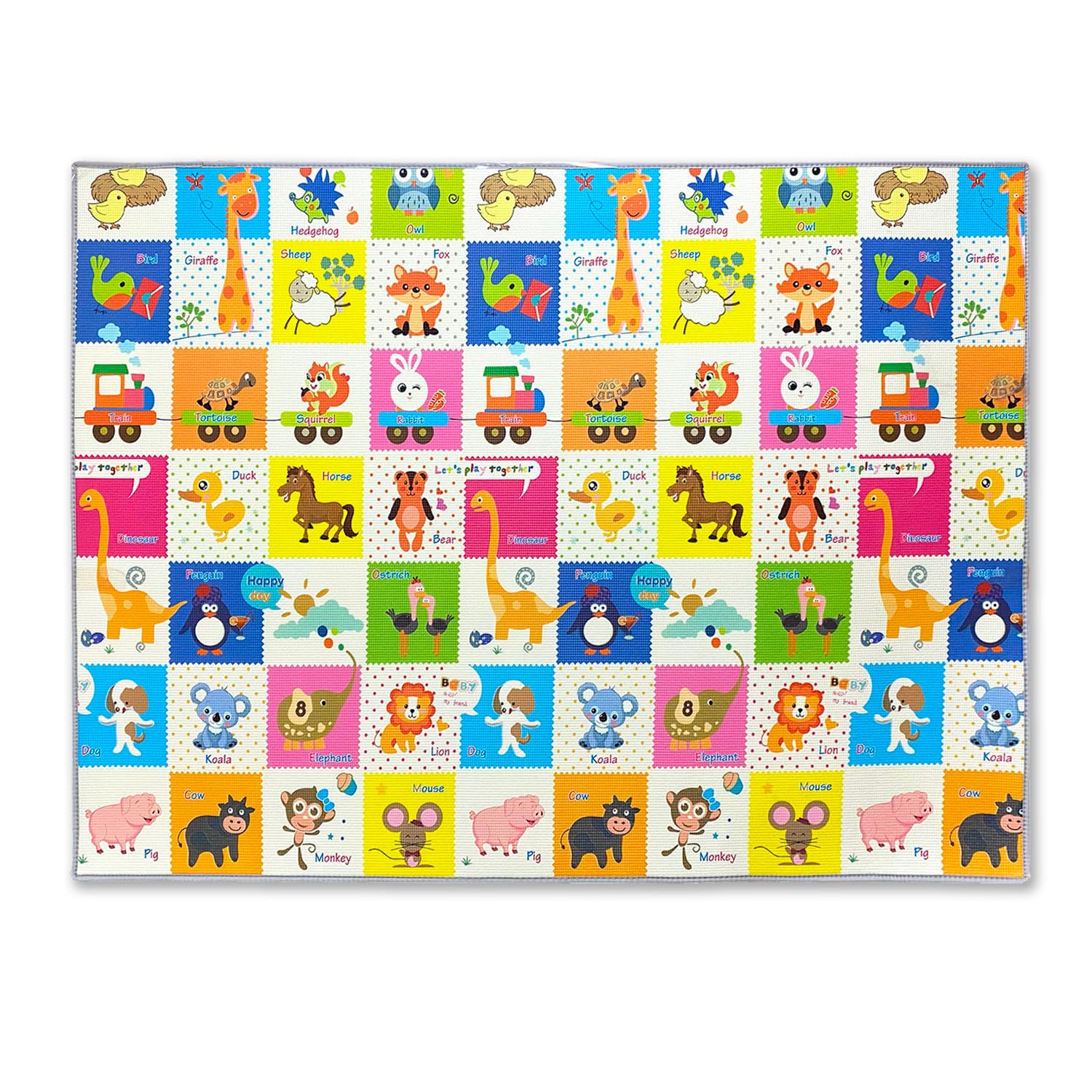 GIODICART Maxi Tappeto Gioco Arrotolabile Primi Passi 200x150 cm, Spessore 1 cm