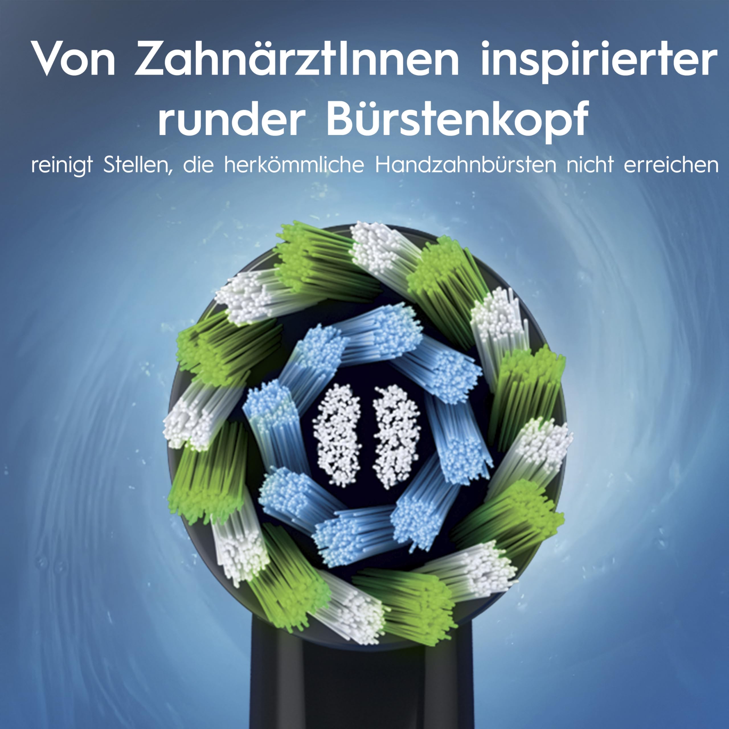 Oral-B Vitality Pro Elektrische Zahnbürste, Doppelpack, Schwarz/Lila | Inkl. 2 Aufsteckbürsten, Electric Toothbrush mit 3 Putzmodi für Zahnpflege