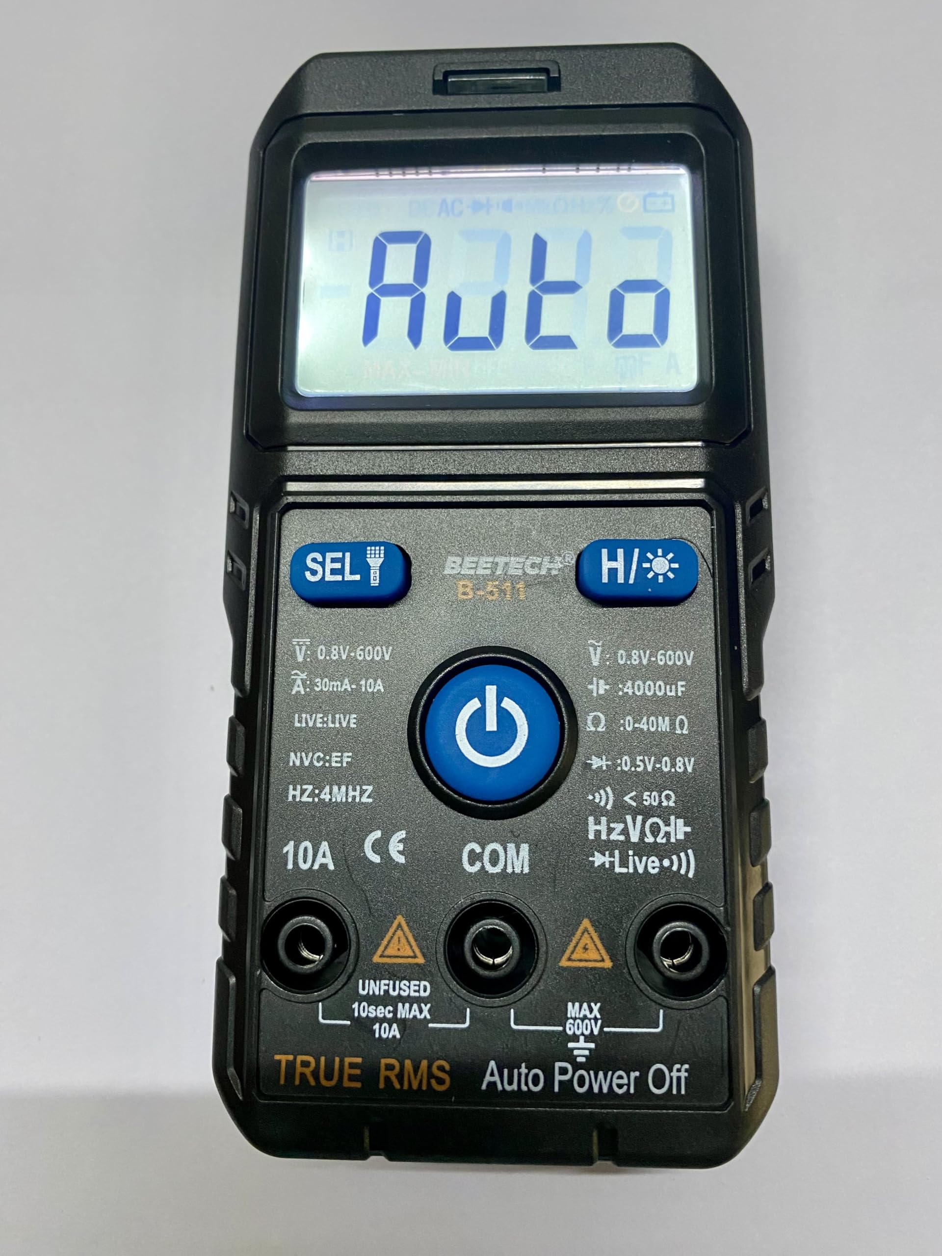 Beetech B 511 Digital Multimeter Auto 600 V AC/DC, 10A AC/DC True RMS Auto 4000 Counts 3 3/4 Digits-picture-16