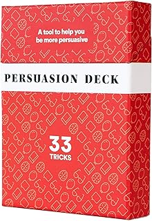 BestSelf Persuasion Deck - Persuasion Skill Cards to Master Persuasion Tricks with 33 Prompts