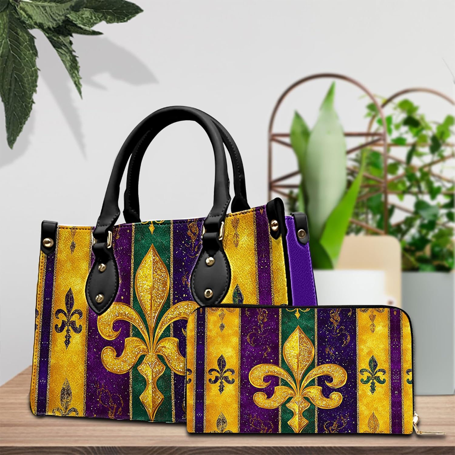 Personalized Carnival Leather Bag – Colorful 2D Festival Purse, Durable Crossbody & Shoulder Bag for Women - Image 9