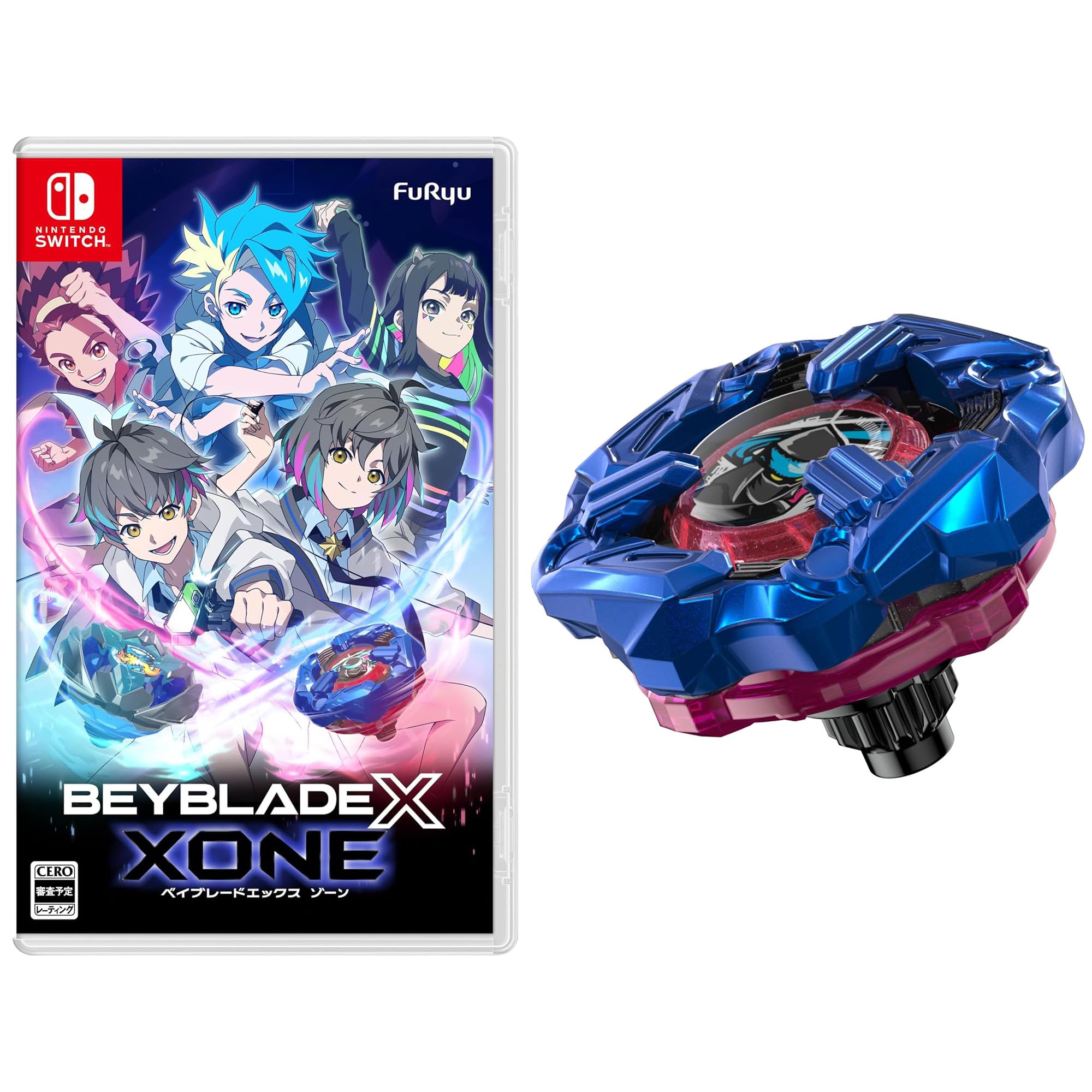 ベイブレードエックス XONE (ベイブレードエックス ゾーン) -Switch 【メーカー特典】「シノビナイフ4-60LF メタルコート:ブルー」 同梱