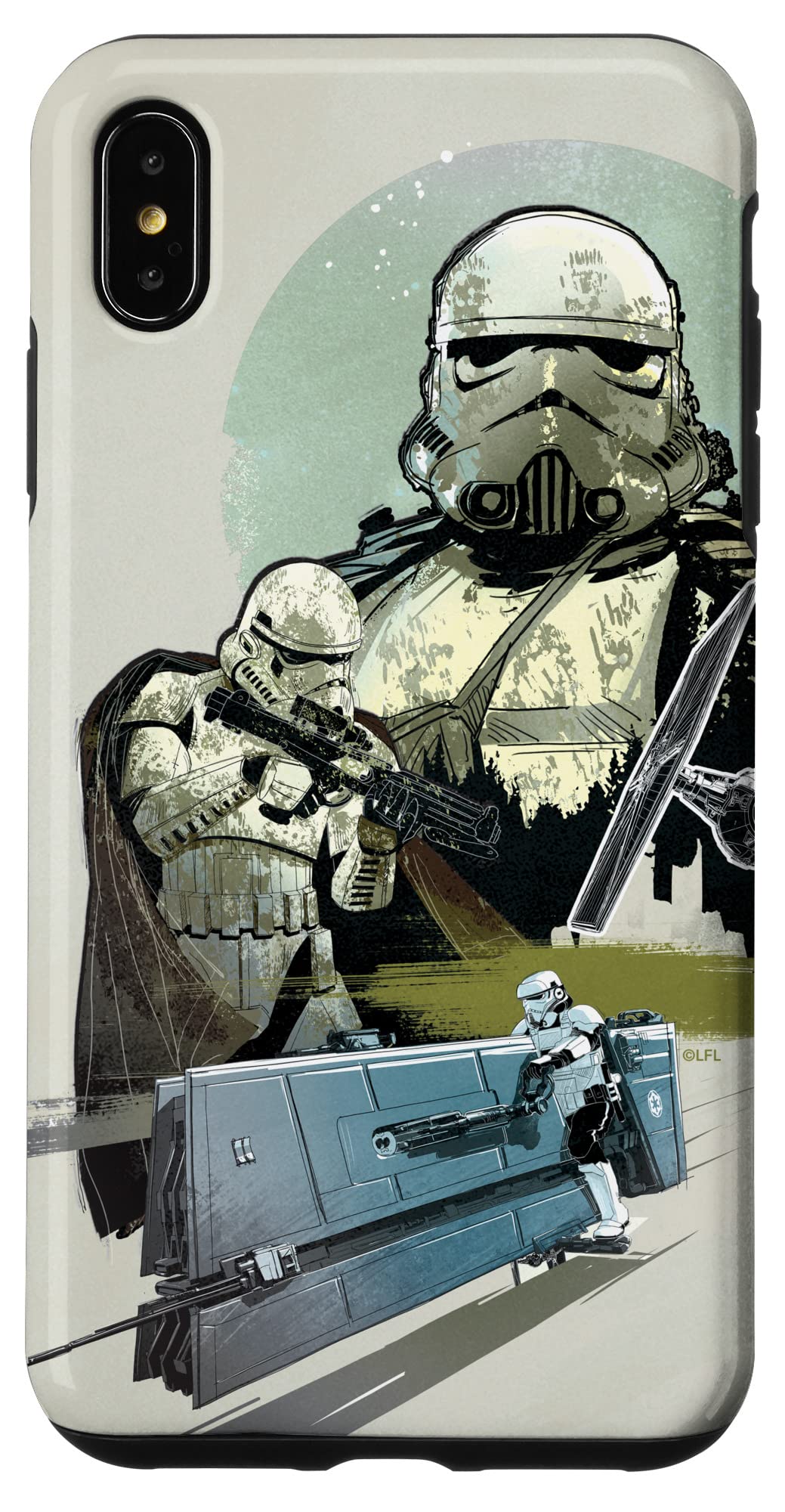 Coque iPhone XS Max Star Wars Stormtroopers housse antichoc