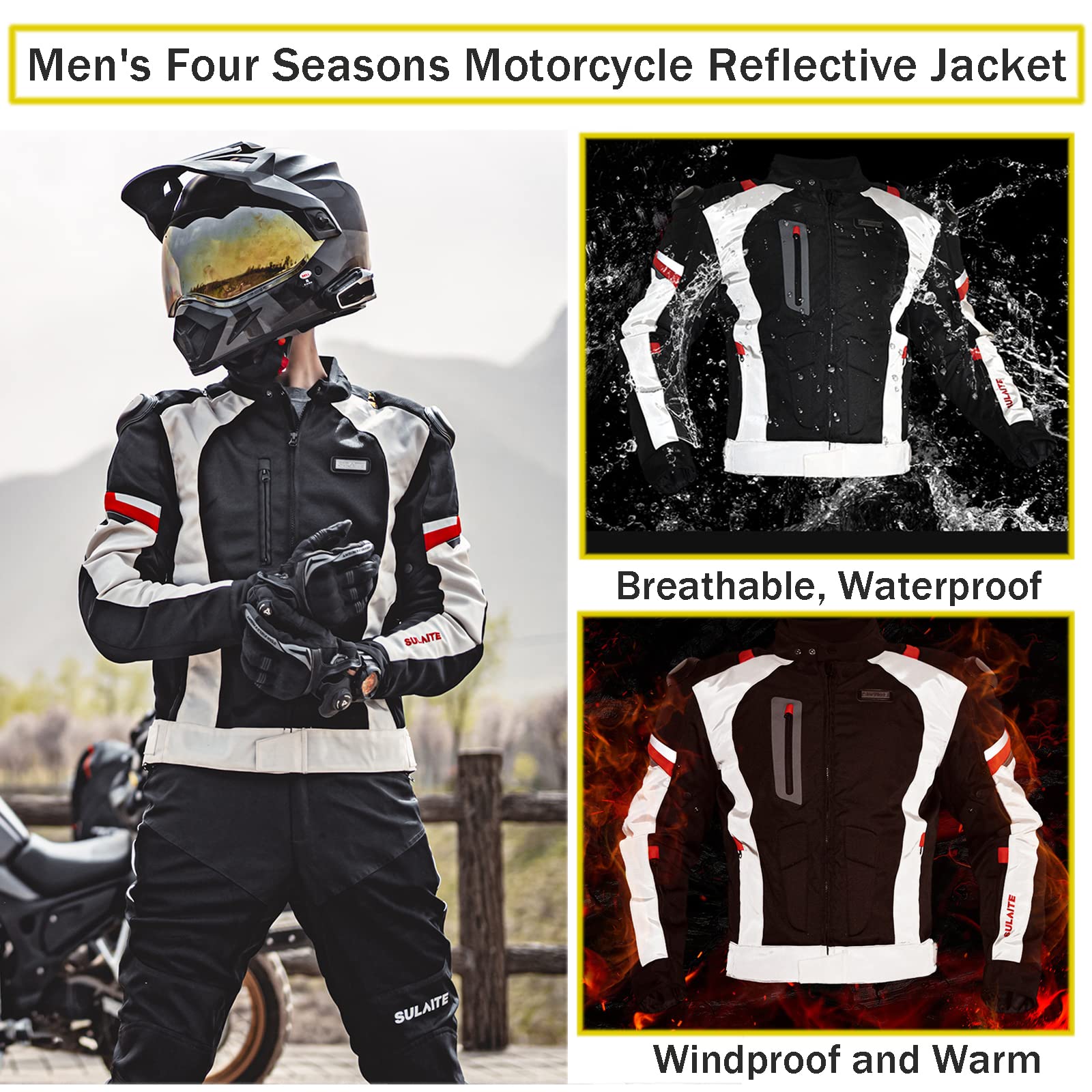 Amazon.co.jp: モトクロス 防護服 オートバイ ジャケット 春 夏 秋 冬