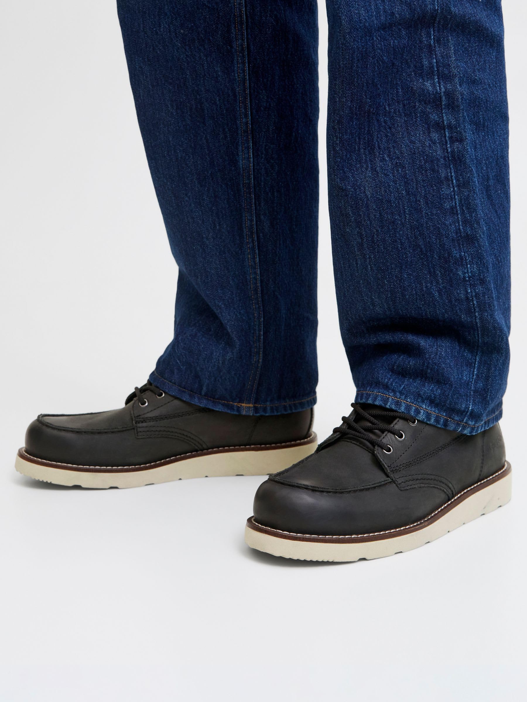 JACK & JONES Jfwtoronto Leather Boot Styd Ln Jfwtoronto - Botas de pielHombre