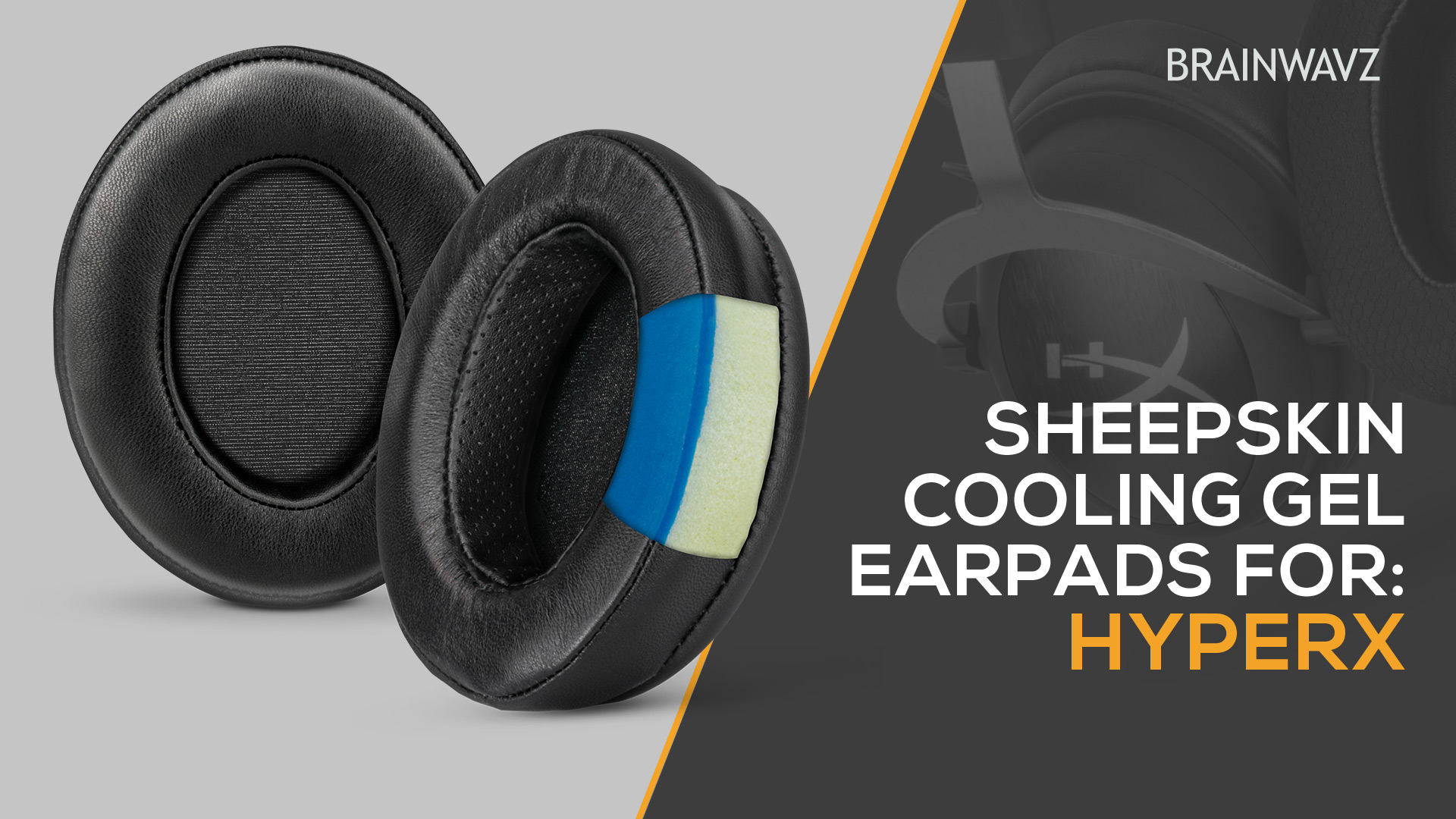 Amazon.com: Sheepskin Gel Earpads for HyperX Cloud 1, 2 Wireless