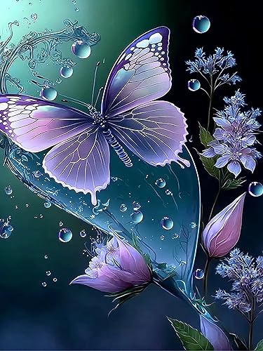 HXSYKJDM Pintura de diamantes, kits de pintura de diamantes para adultos, kits de pintura de diamantes 5D para adultos y niños, pintura de diamantes