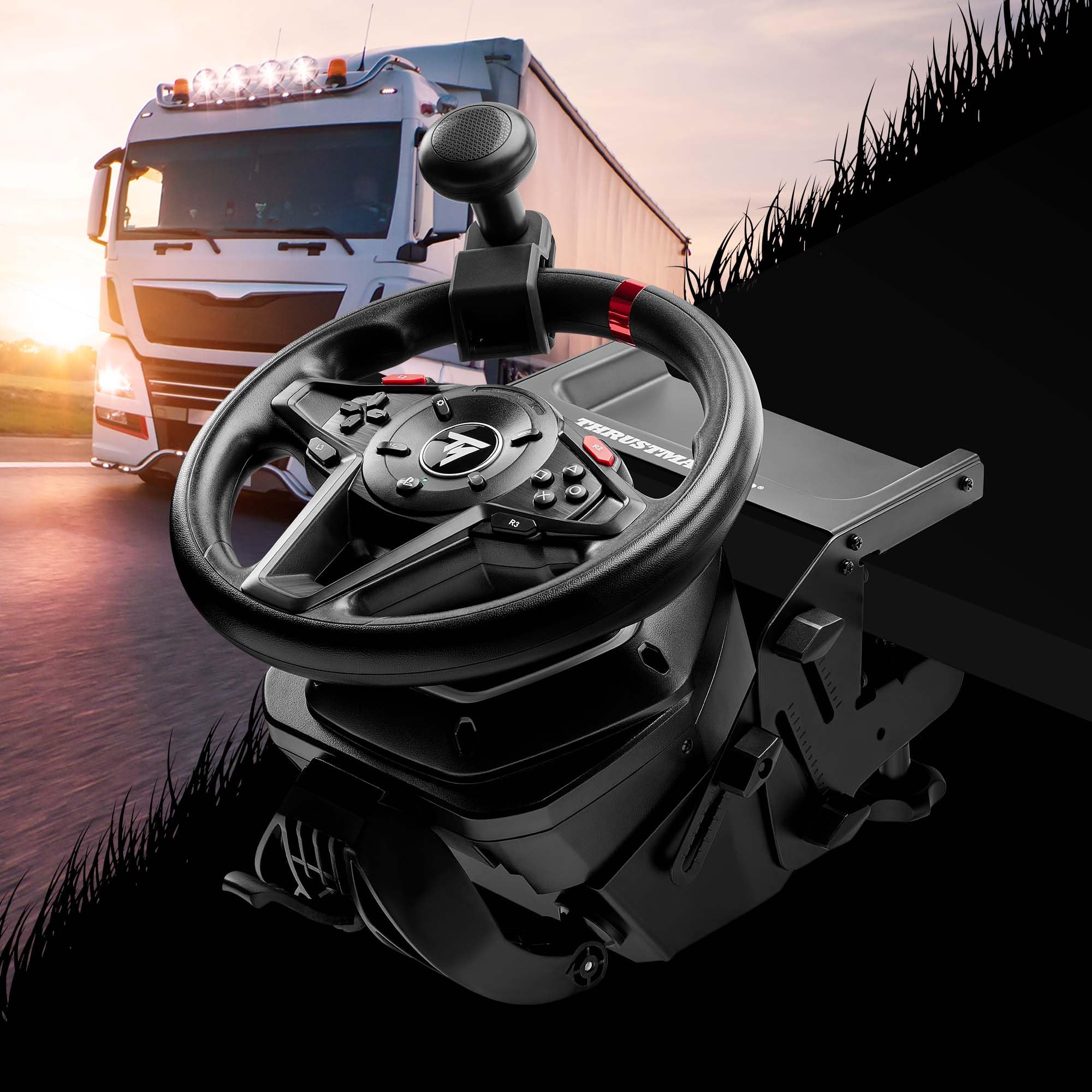 Thrustmaster T128 SimTask Pack, T128 Racing Wheel and Steering Kit Attachment for Simulation Gaming (Compatible with Playstation 5 and PC)