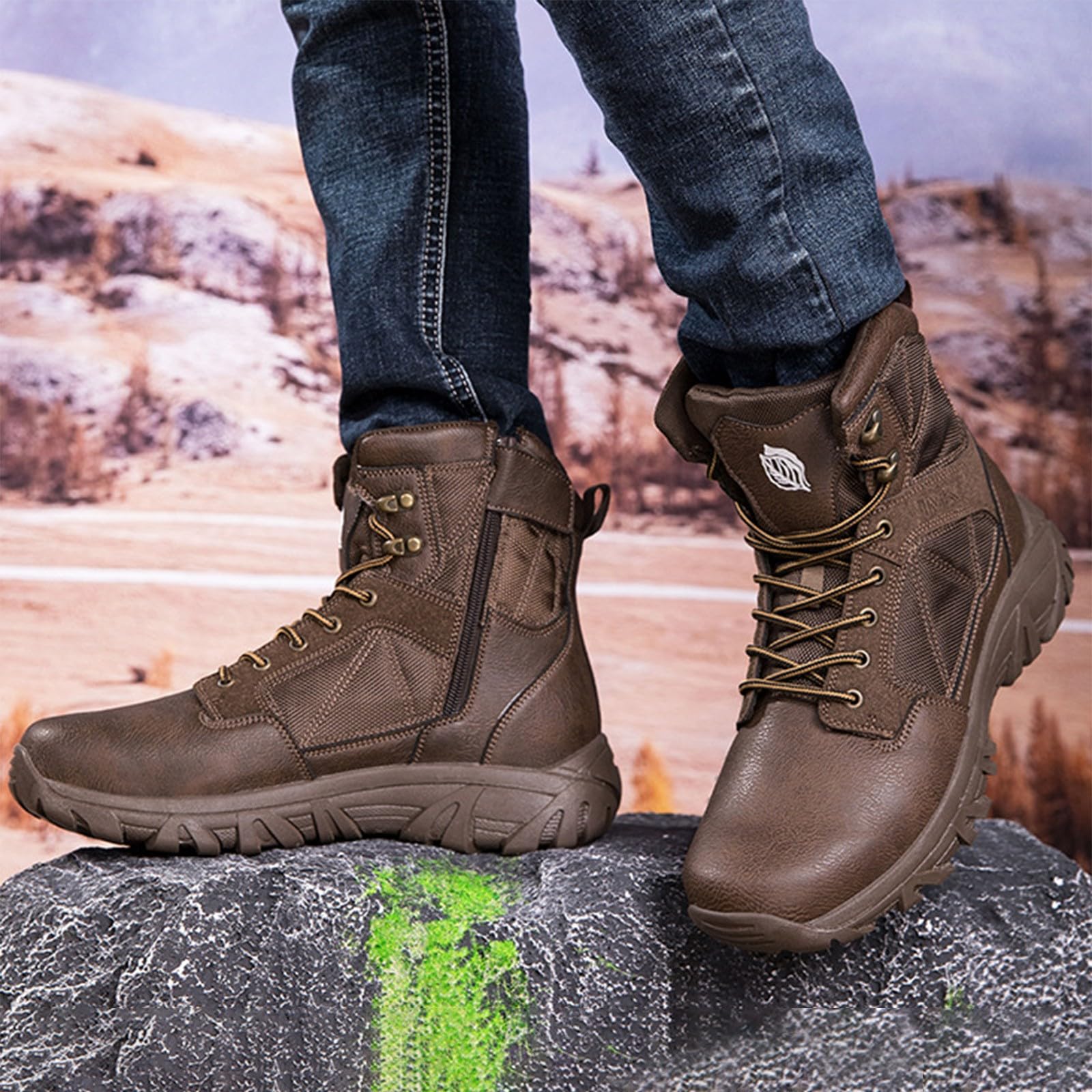 Chaussure de Ski Homme Chaussures en Coton Chaudes et Pelucheuses, Bottes de Neige Antidérapantes, Chaussures en Coton À Cinq Doigts, Chaussures de Sport en Plein, Doublure Chaude