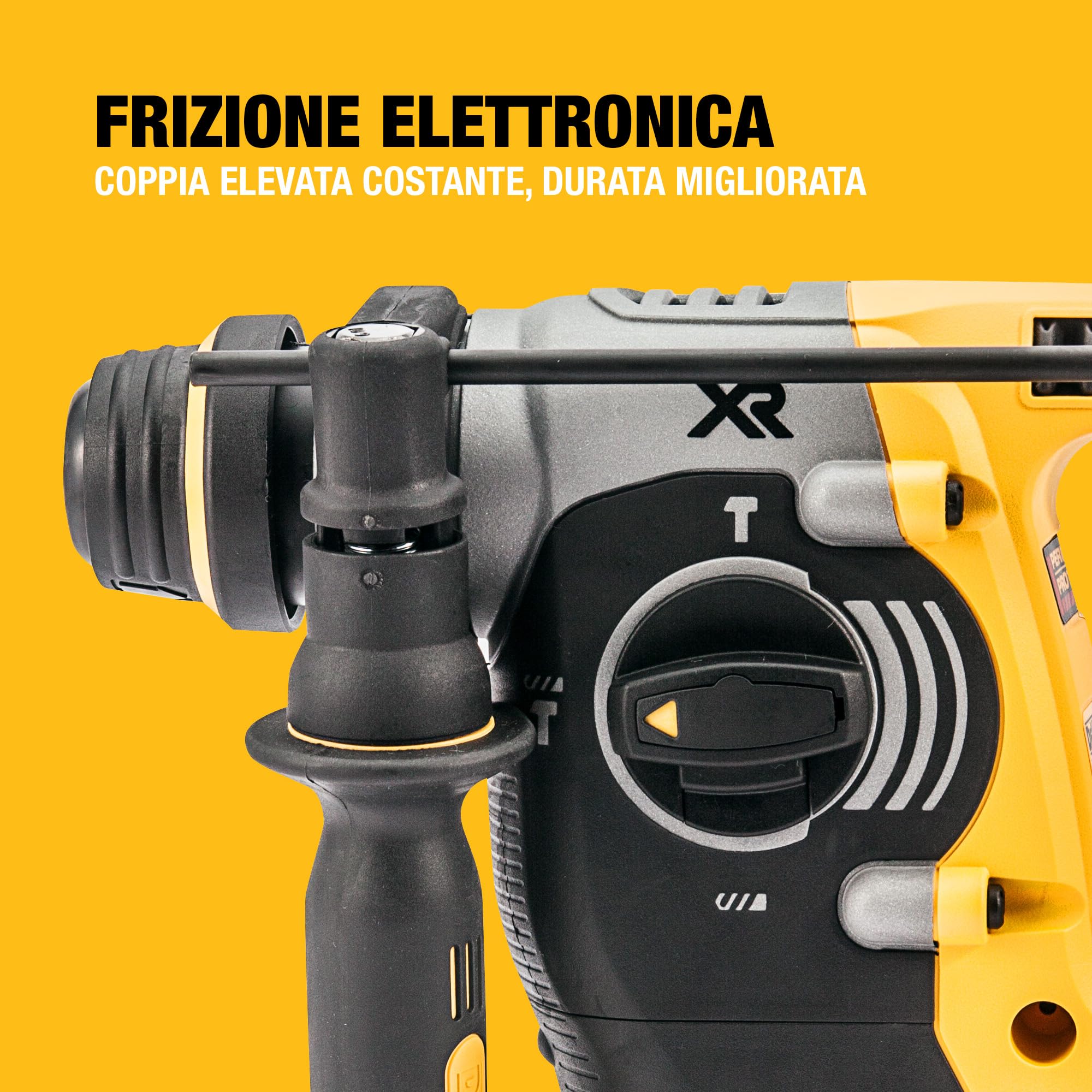 DEWALT 18V XR Martello Perforatore Brushless 24mm SDS-Plus, Unità Nuda, DCH273N-XJ