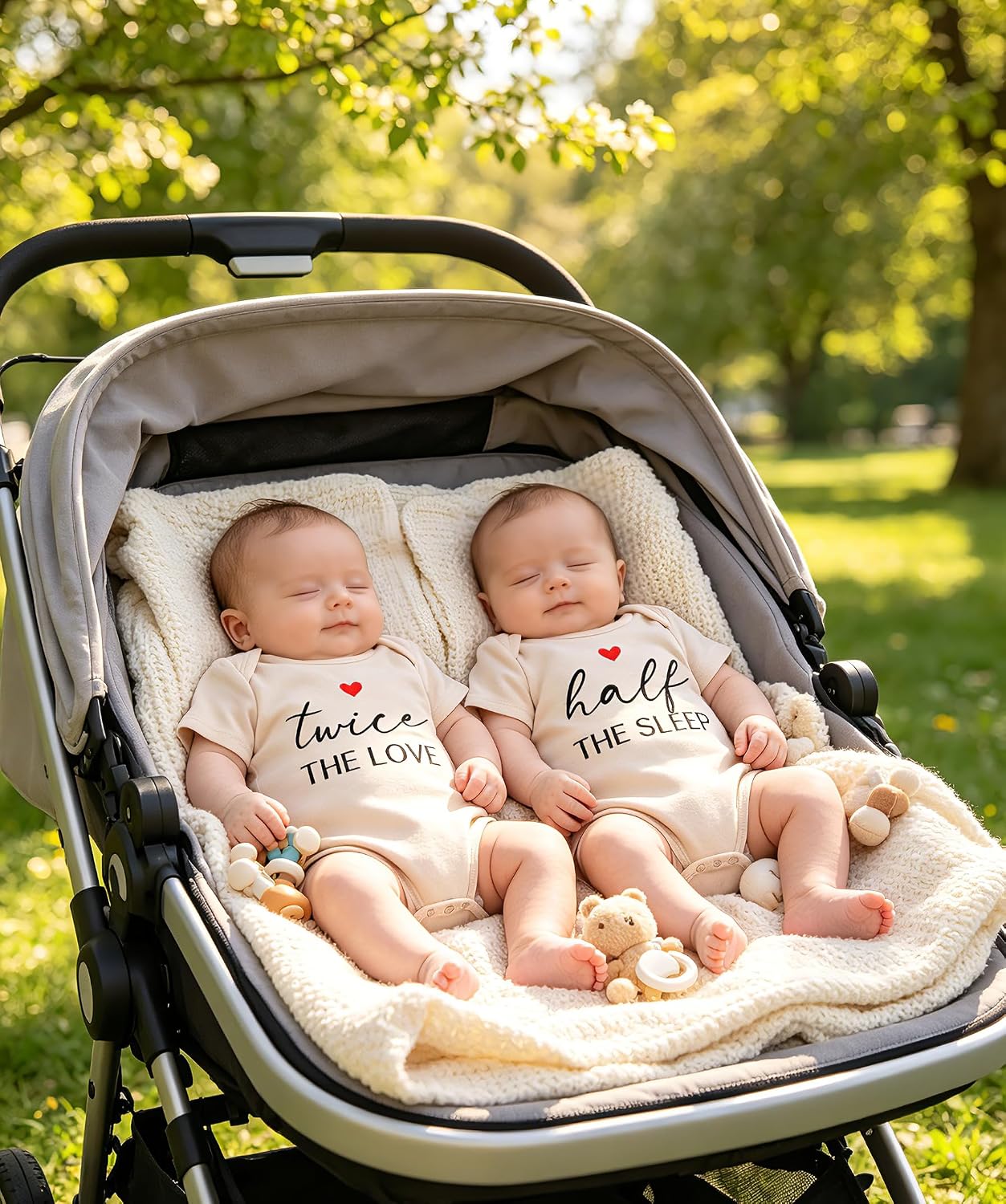 Twins Baby Reveal Romper Cute Saying Infant Bodysuit Boho Clothes Pregnancy Announcement Gender Neutral