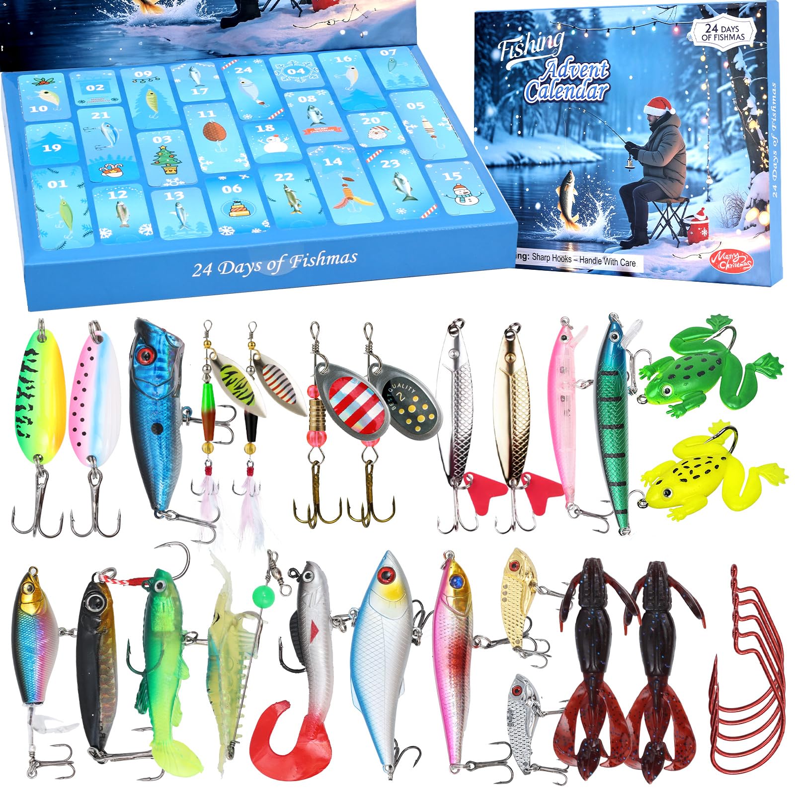Fishing Advent Calendar 2025, Advent Calendar Fishing Gifts for