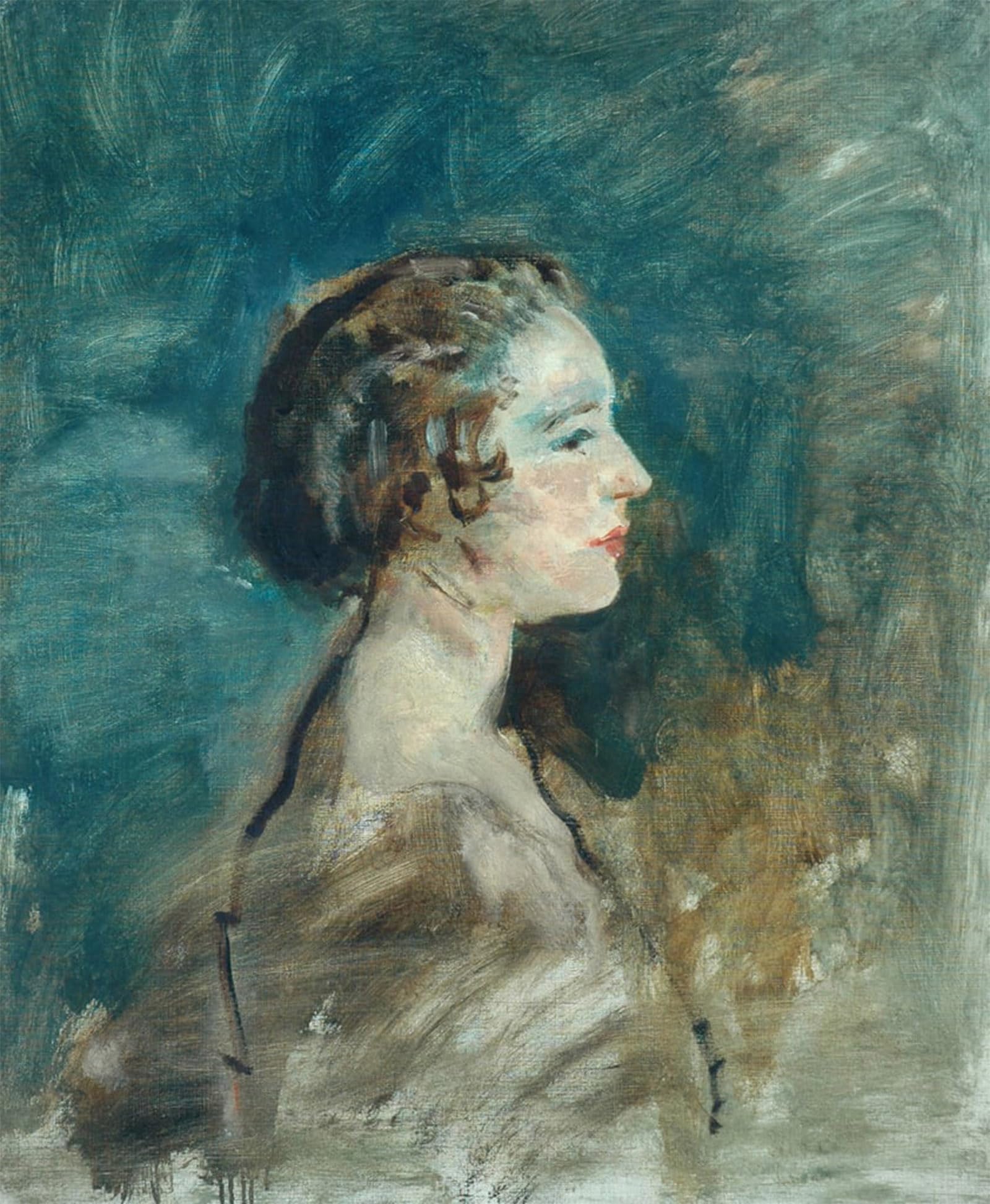 ARTXLXXBN Famous Painting Canvas Artwork Graffiti Print Madeline by Ambrose Mcevoy Portrait Canvas Image for Home Decor 60x90cm