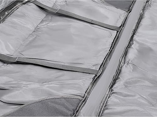 Vista 47 de Silfrae Estuche de arco compuesto Estuche acolchado de lazo suave Bolsa de transporte de lazo ligero con bolsillo de flecha