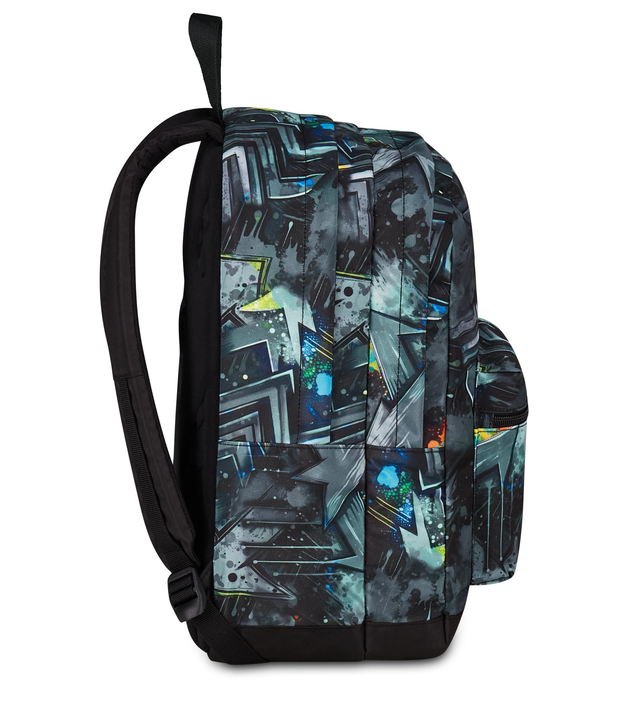 Seven Zaino Scuola The Double Pro XXL, Grigio, 34L, Doppio Scomparto, Cuffie wireless incluse, Tasca porta pc, Tasca laterale portaborraccia, Tasca frontale, Scuola media e superiore, Bambini, Ragazzi