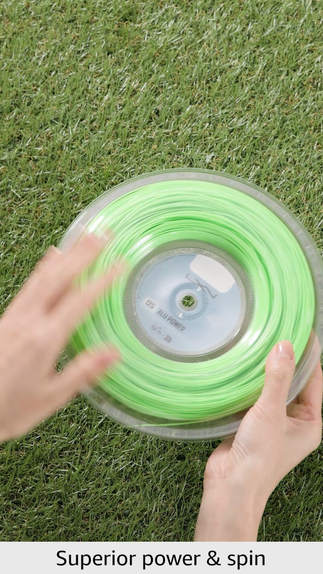 Amazon.com : Luxilon ALU Power 125 Tennis String - 200m Reel, Lime