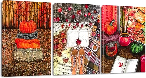 Ohok 3 paneles de impresiones modernas de 12 x 16 pulgadas, pinturas fotográficas, impresiones sobre lienzo, arte de pared para decoración de