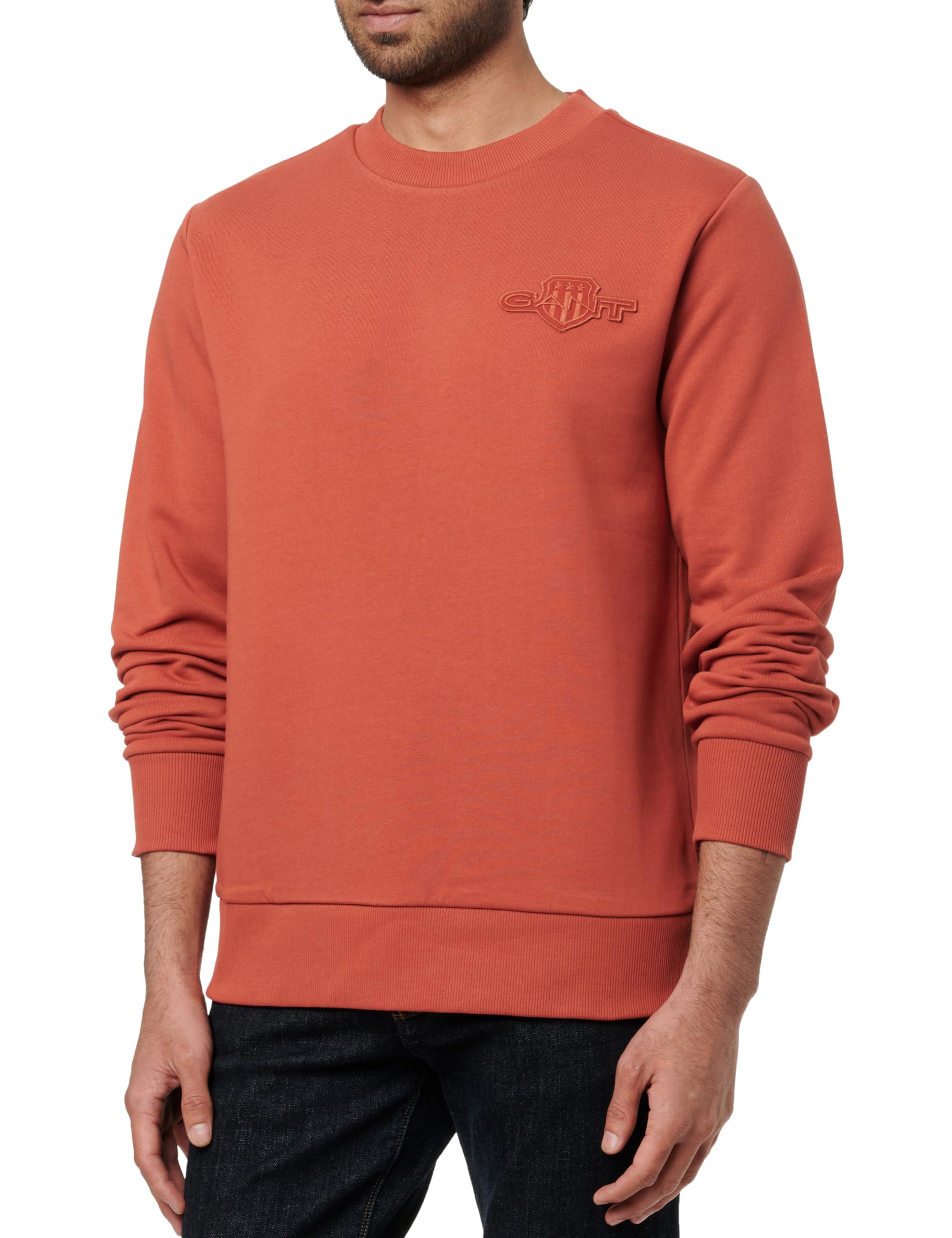GANT REG Tonal Shield C-Neck Sweat