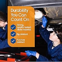 Vista 3 de Inspire Cobalt Blue Nitrile Disposable Gloves 4.5 Nitrile Safety Medical Exam Cooking Cleaning Disposable Gloves