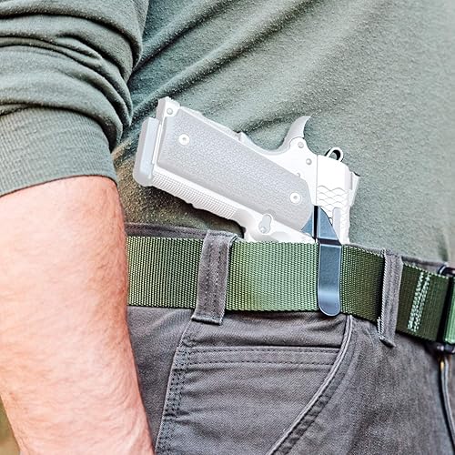 Miniatura 4 de Clip de pistola ClipDraw perfil bajo delgado oculto para llevar de fácil instalación hecho en Estados Unidos