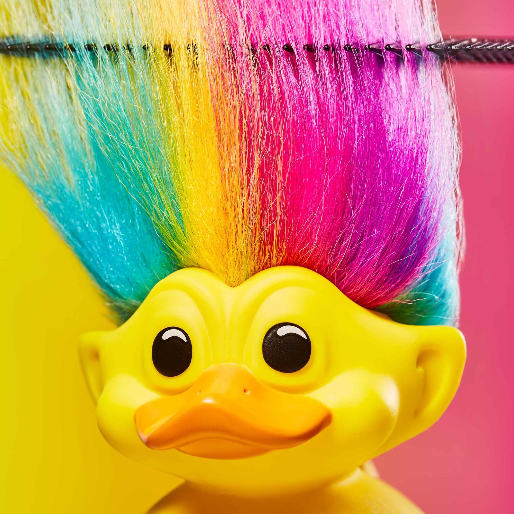TUBBZ Boxed Edition Rainbow Troll Collectible Vinyl Rubber Duck Figure, Official Trolls Merchandise, Fantasy Nostalgia Movies - Image 4