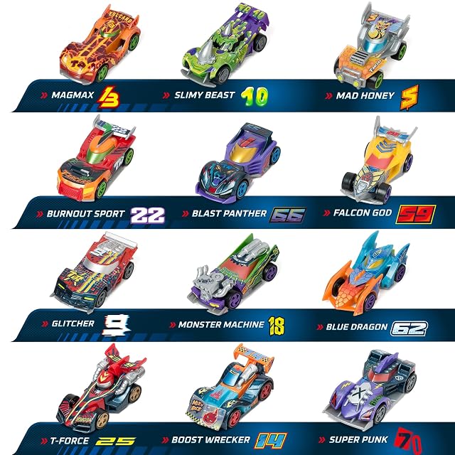 Foto 5 de 6 de T-RACERS Mix ´N Race 3 Pack - Pack de 3 coches coleccionables. Coches desmontables por dos partes…
