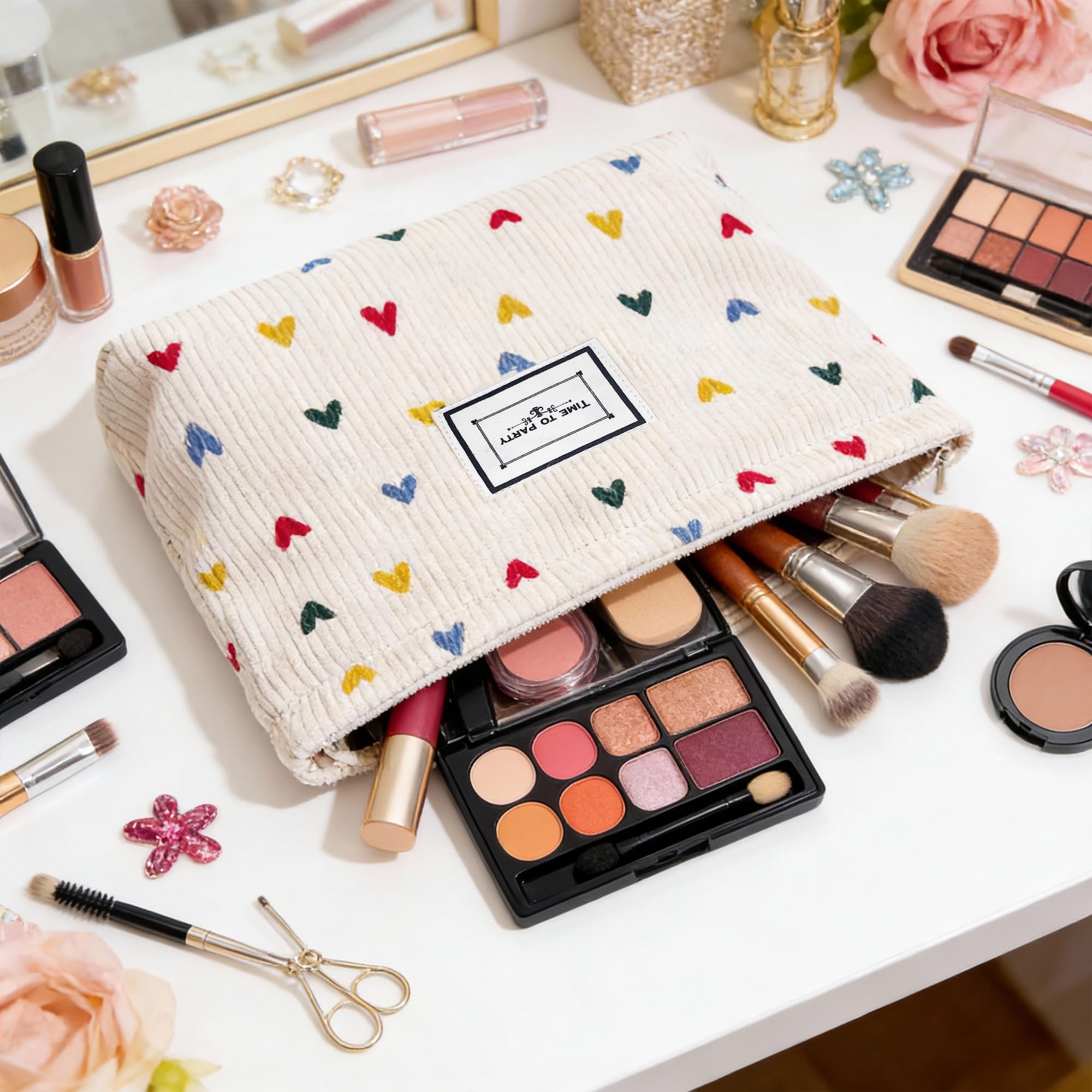 Neceser Mujer，Neceser Maquillaje，pequeño，Viaje Mujer，Bolsa Maquillaje，Makeup Bag