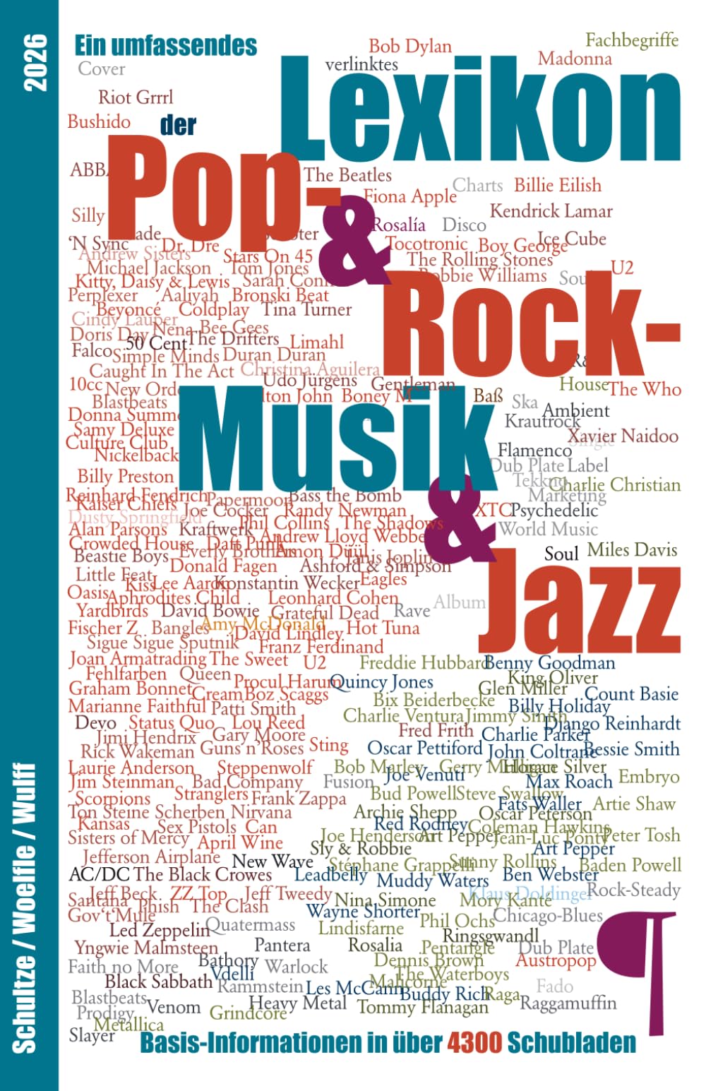 Ein umfassendes lexikon der Pop-, Rock- & Jazz-Musik: Basis-Informationen in über 4.300 Schubladen
