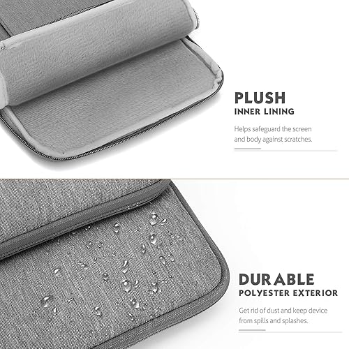 Miniatura 3 de MoKo Funda de transporte para tablet de 9 a 11 pulgadas con bolsillos de almacenamiento para iPad Pro M4iPad Air M2 2024, iPad Air 54 10.9, iPad Pro