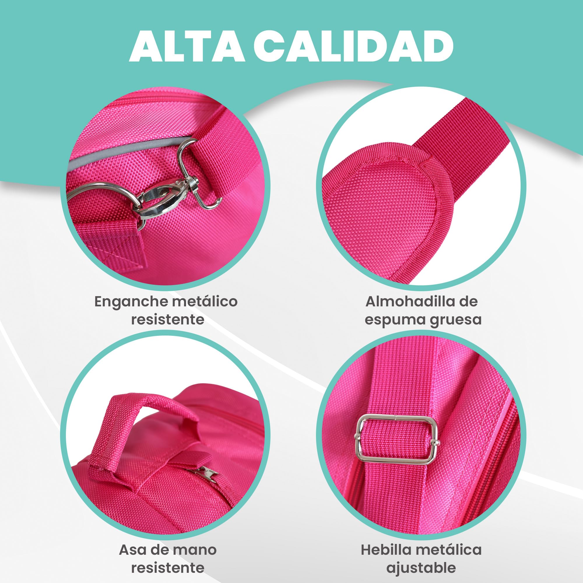 Bolsa para Patines Niña Mochila 4 Ruedas y en Línea Ajustable Transpirable Reflectante