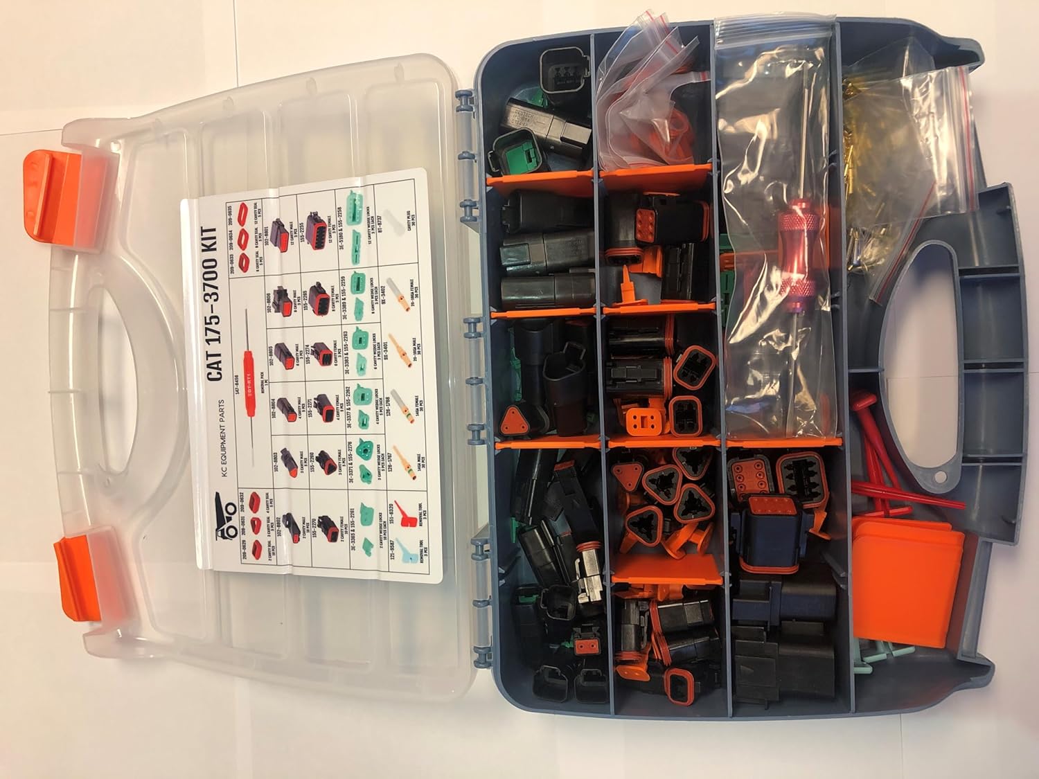 Generic Cat 175-3700 308 Piece Deutsch Connector Kit For Heavy Equipment Repair