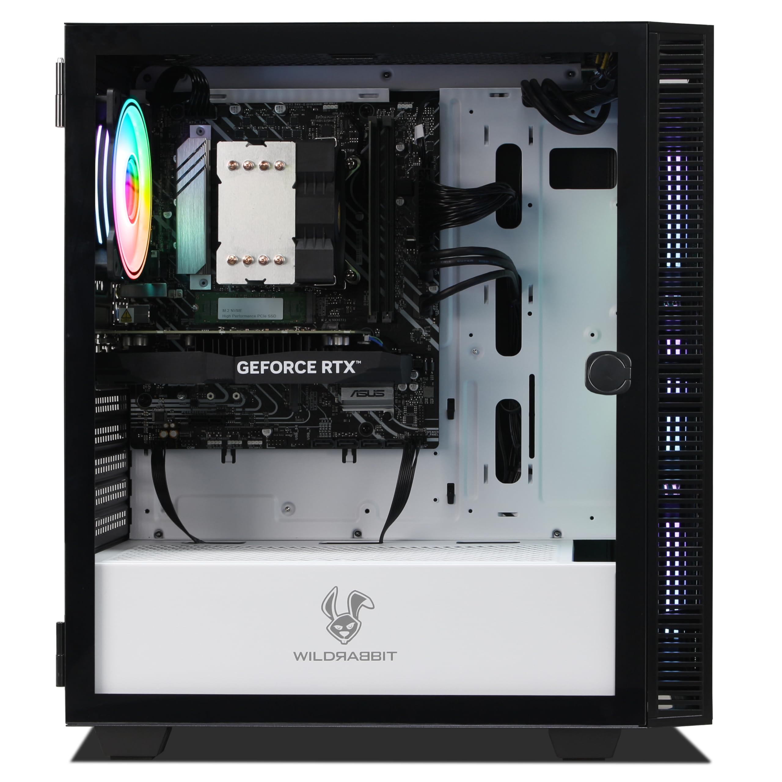 Ankermann Archon Gaming PC | Intel Core i7-13700F | Nvidia GeForce RTX 3050 6GB | 16GB DDR5 RAM | 1TB NVMe SSD | Windows 11 | WLAN & Bluetooth | MS Office 2024