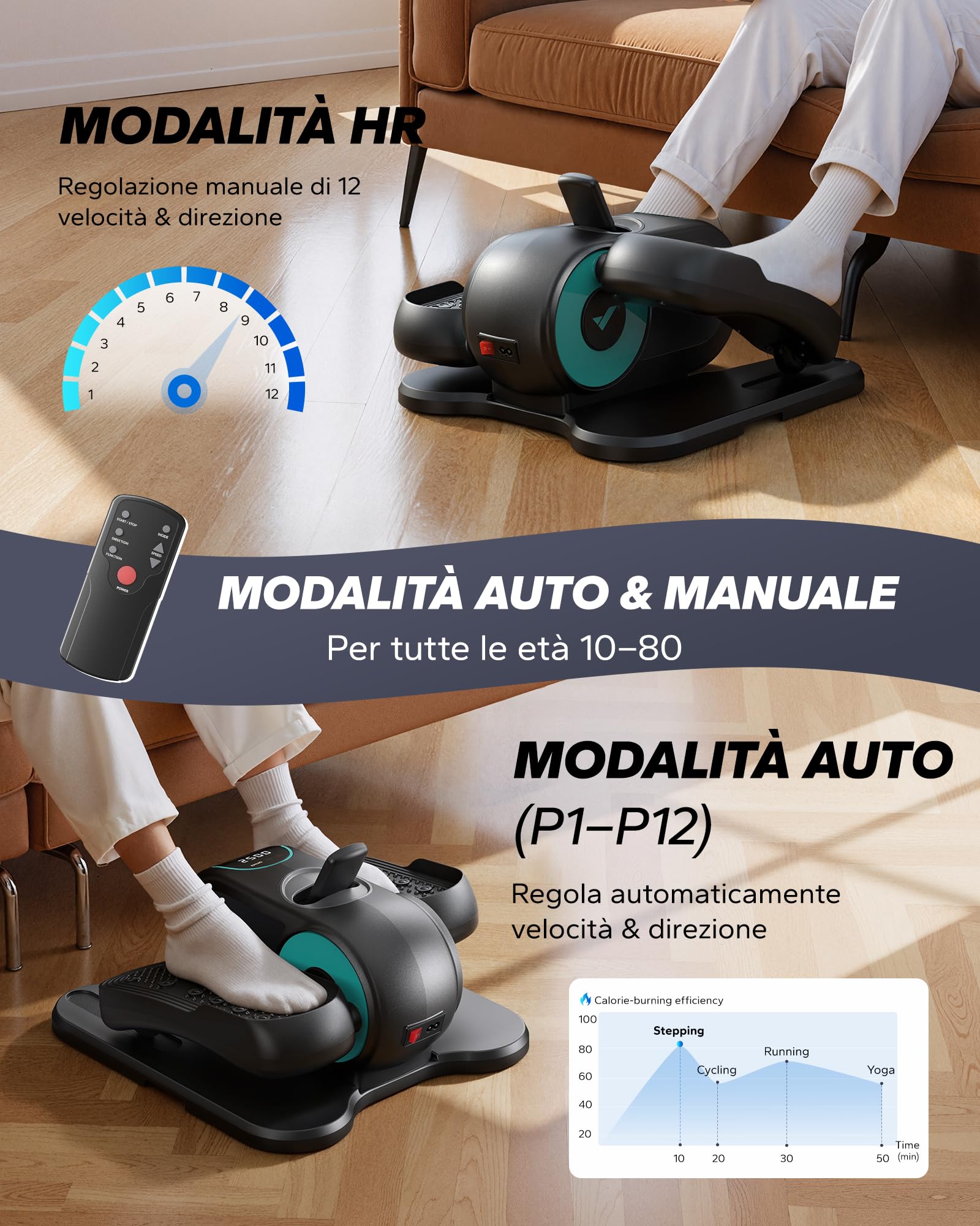 Telecomando Universale Per Macchina Ellittica Under Desk / Stepper Elettrico