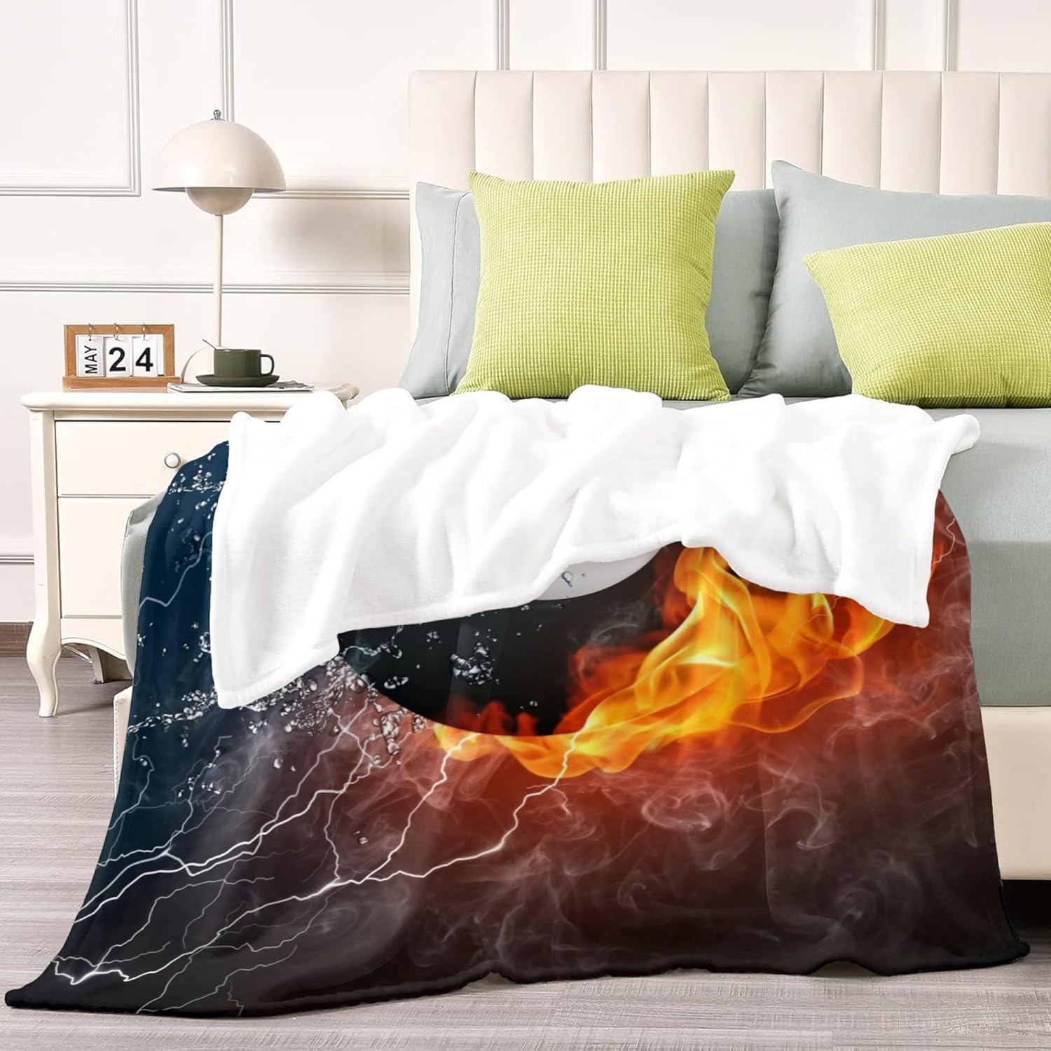 Billiard Ball Cool Throw Blanket Super Soft Warm Plush Boy Men Bed Blankets for Couch Bedroom Bedding Sofa Office Car, All Season Cozy Flannel Plush Blanket for Girls Boys Adults, 80"X60"